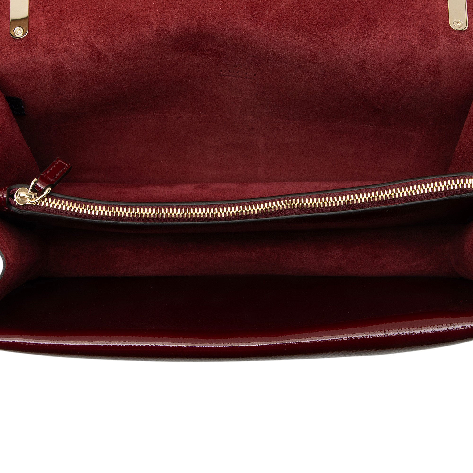 Gucci Crinkled Patent Leather Dionysus Medium Shoulder Bag