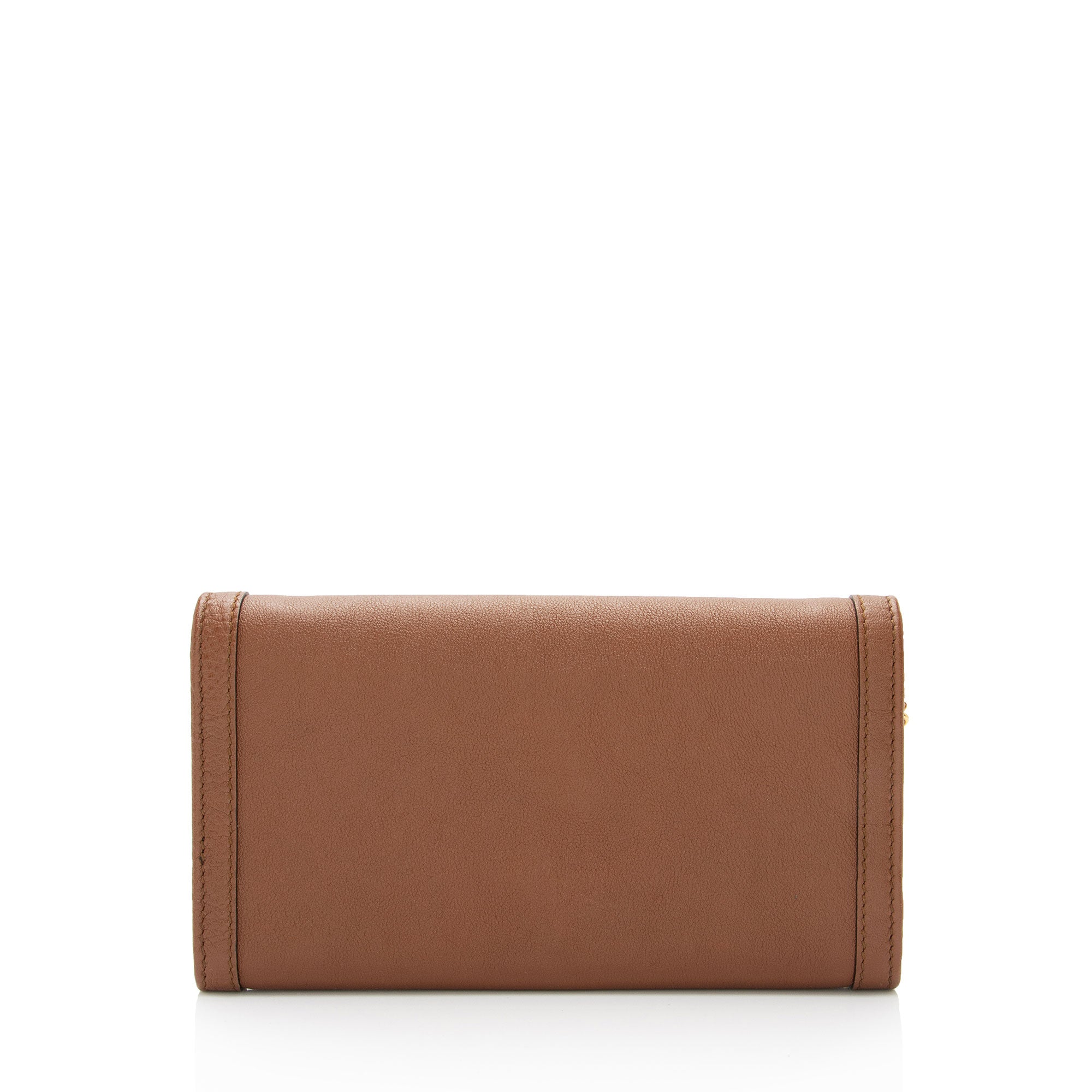 Gucci Leather Bamboo Diana Chain Wallet (SHF-bkBLXN)