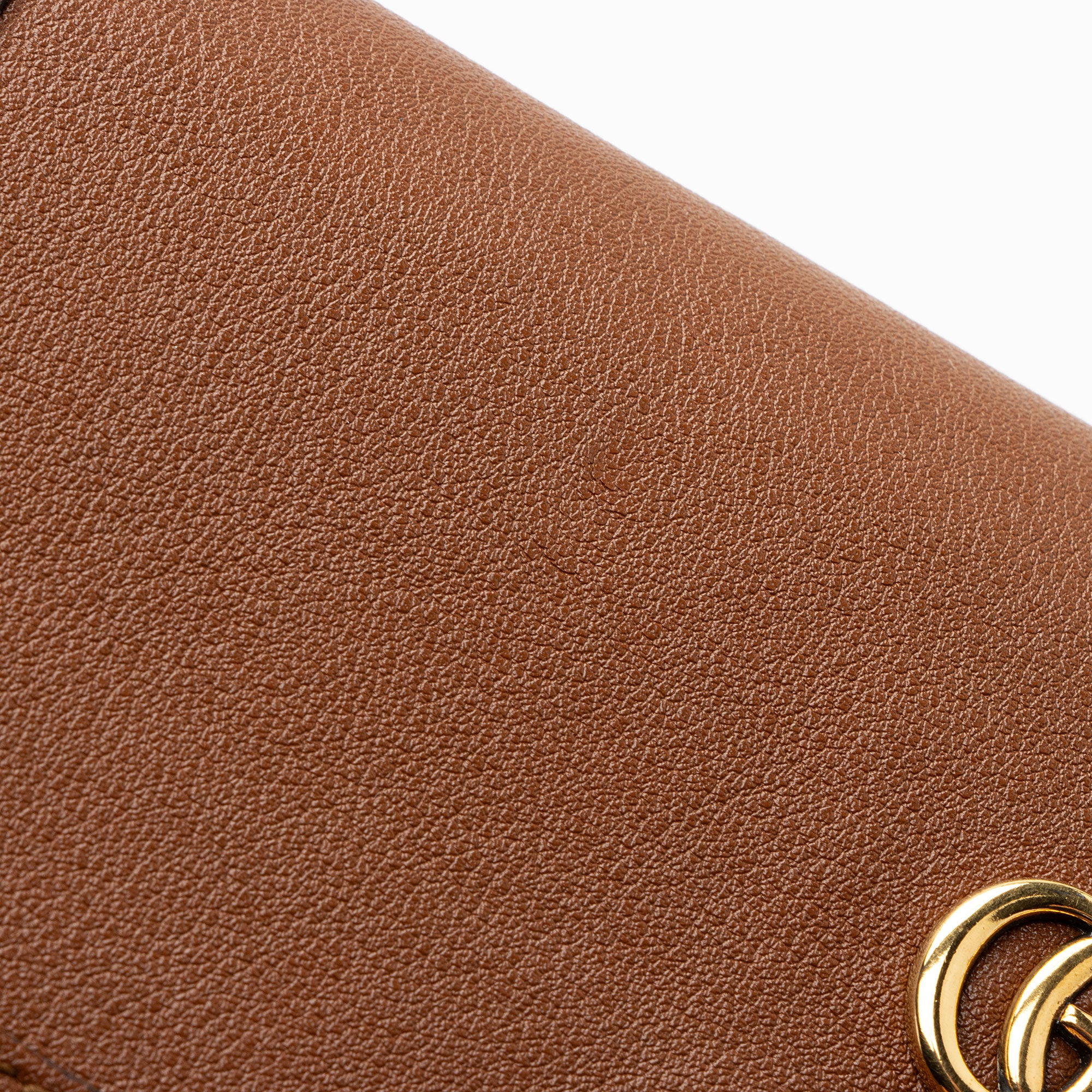 Gucci Leather Bamboo Diana Chain Wallet (SHF-bkBLXN)