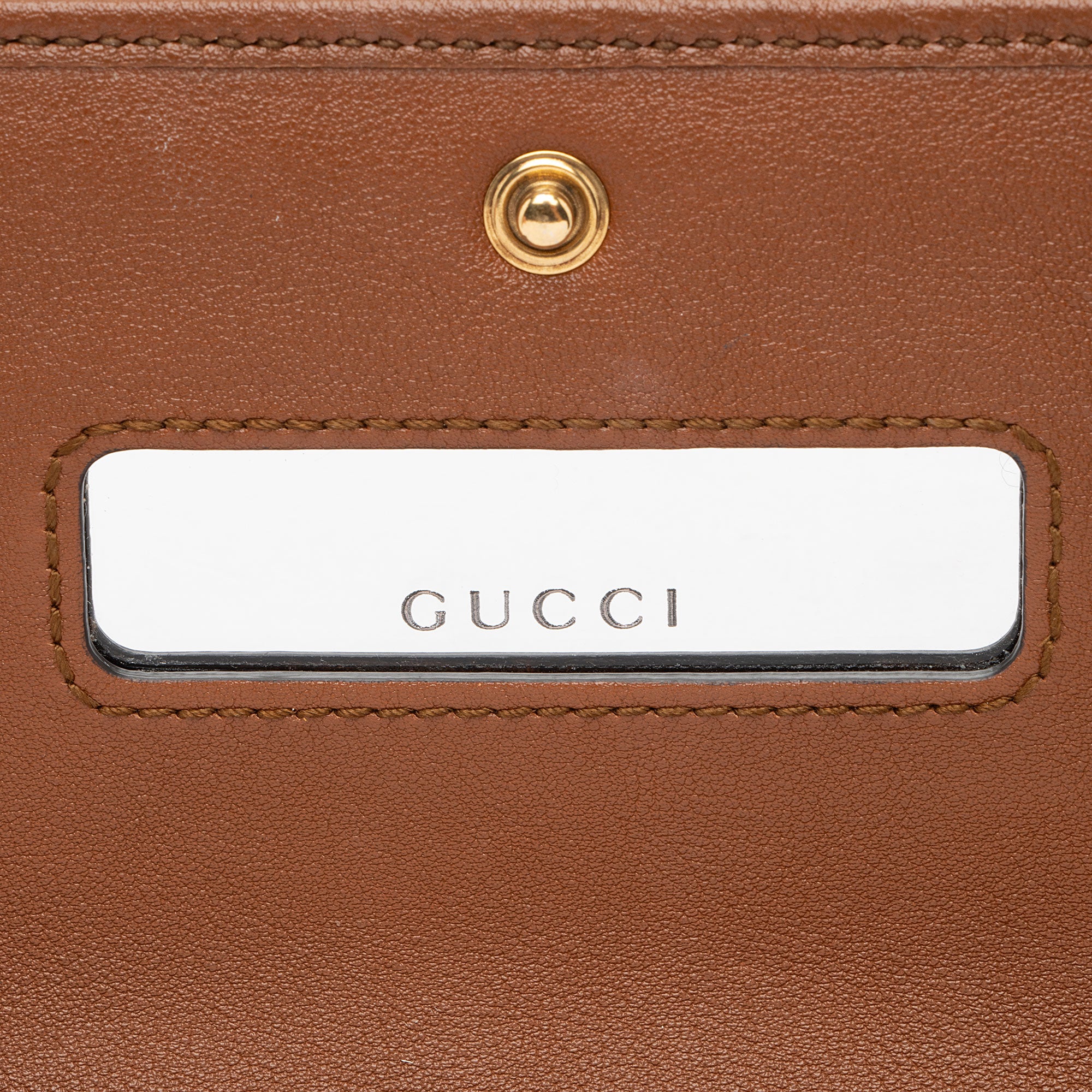 Gucci Leather Bamboo Diana Chain Wallet (SHF-bkBLXN)