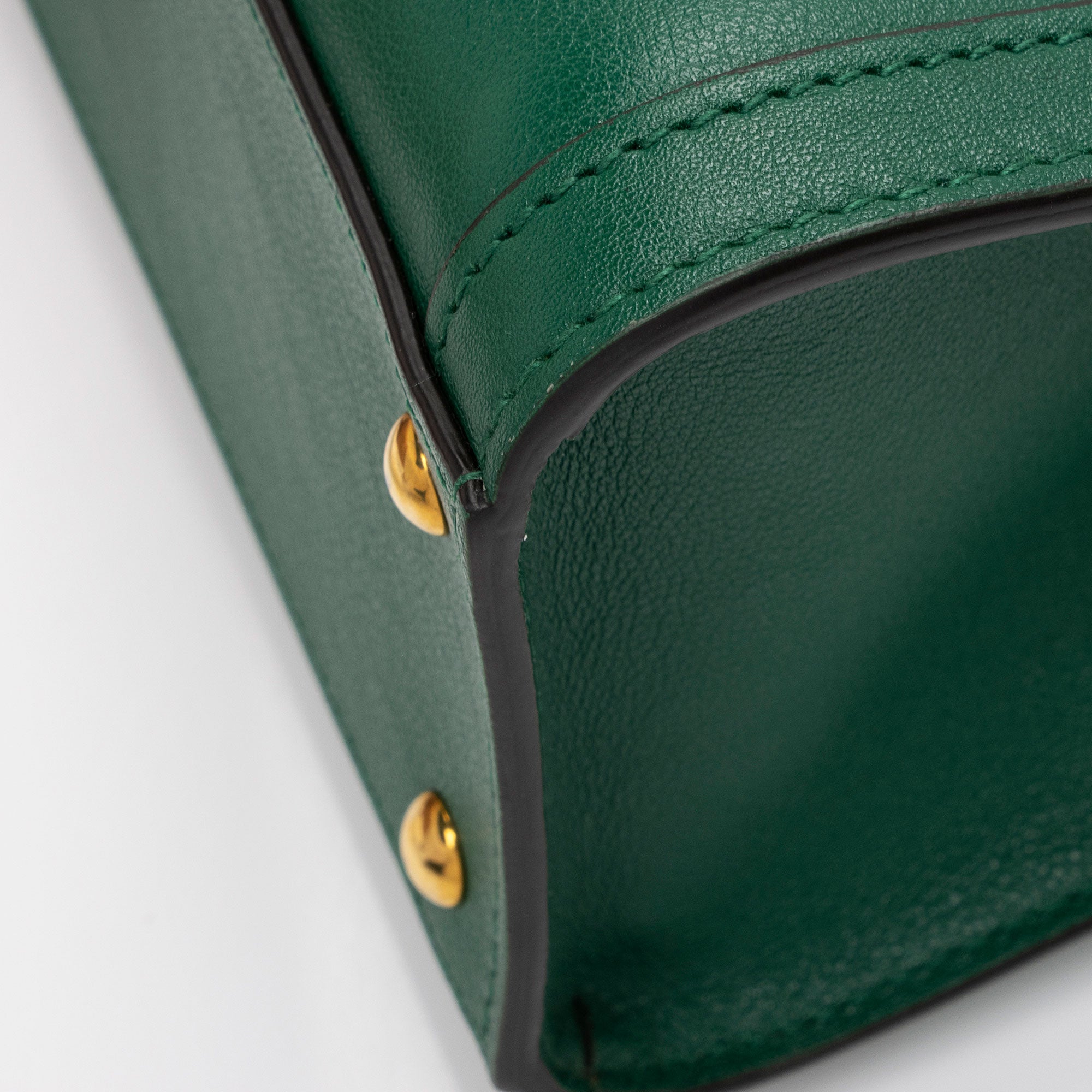 Gucci Cuir Leather Bamboo Diana Mini Tote