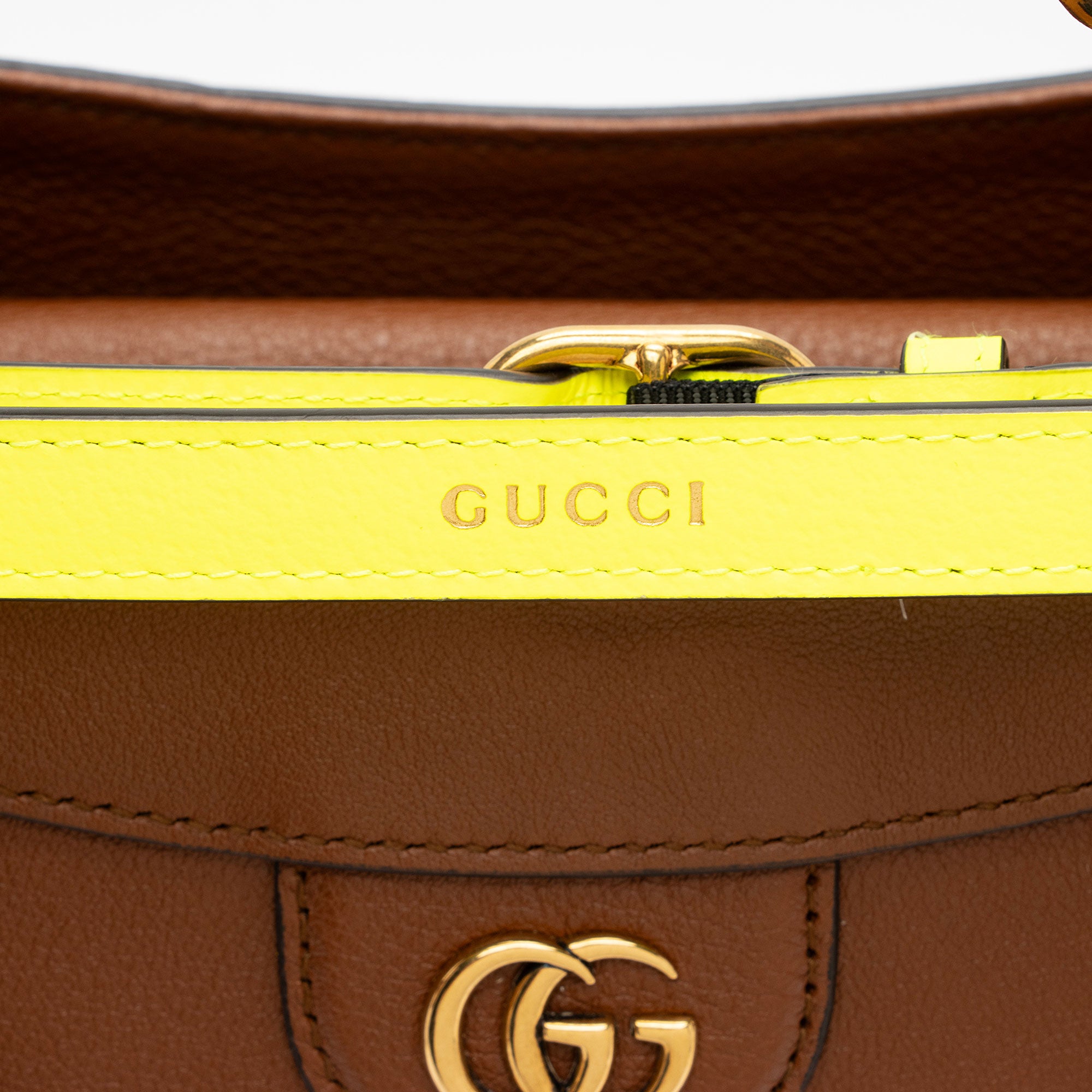 Gucci Cuir Leather Diana Medium Tote