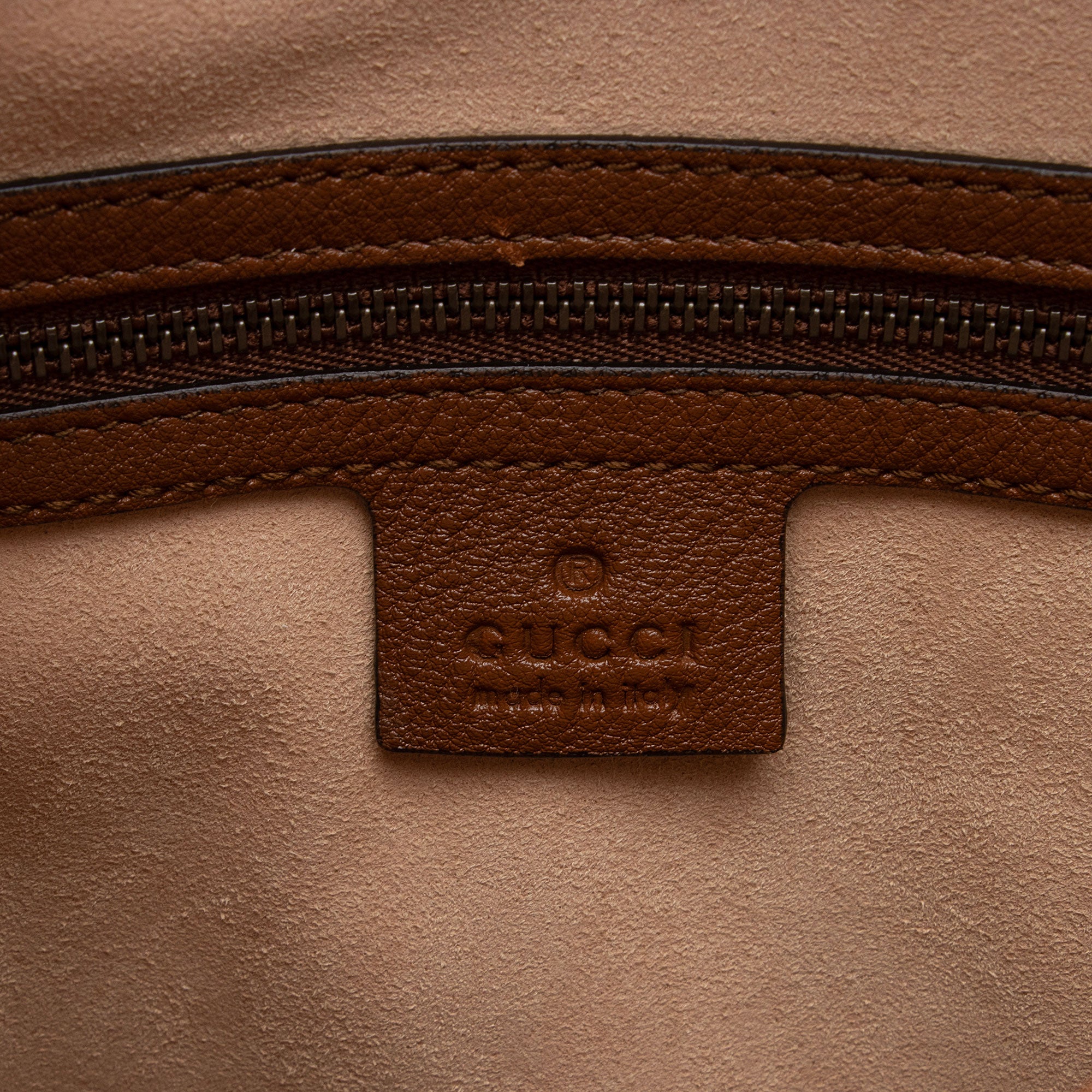 Gucci Cuir Leather Diana Medium Tote