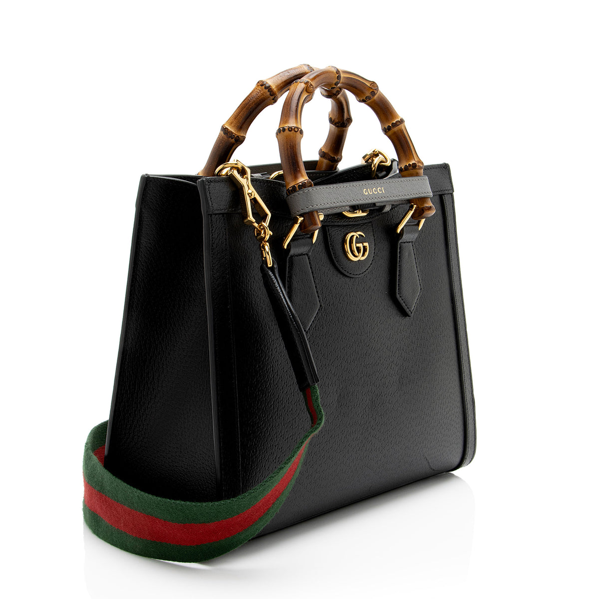 Gucci Cuir Leather Diana Medium Tote