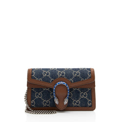Gucci Denim Dionysus Super Mini Shoulder Bag (SHF-9gWZMu)