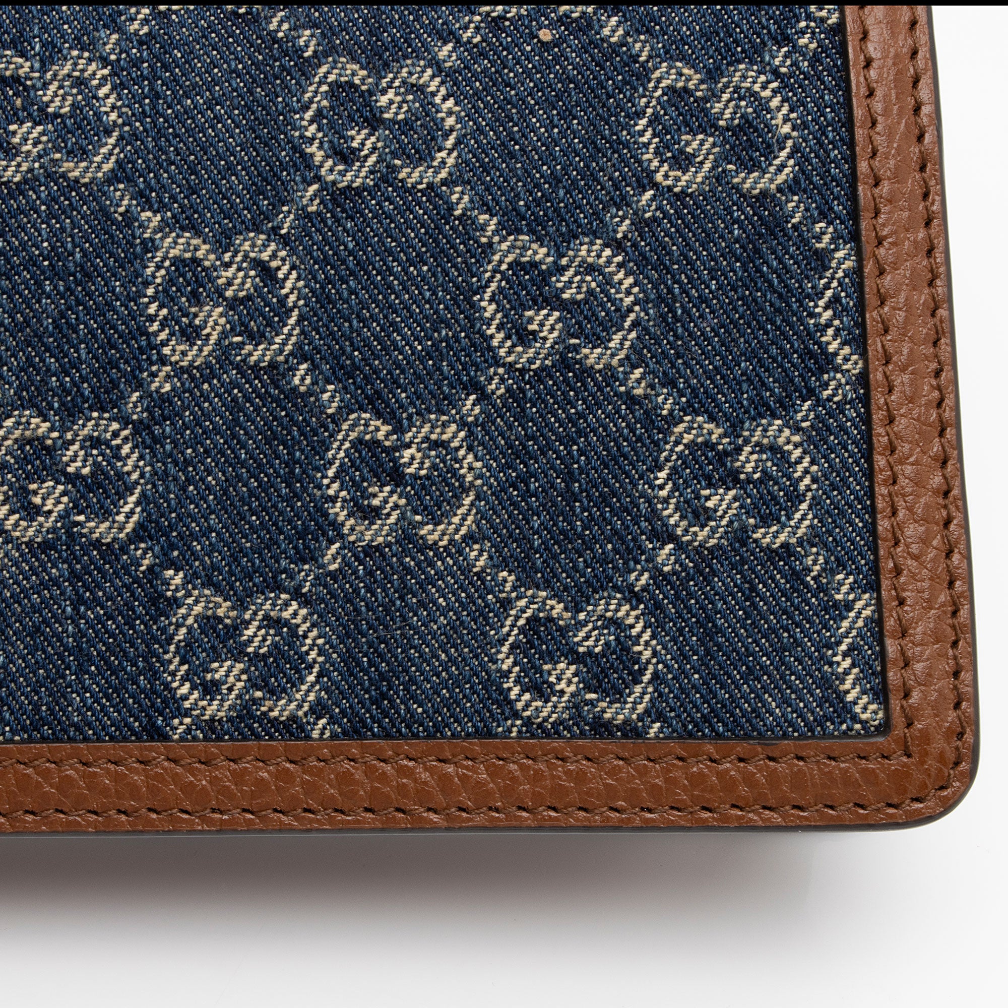 Gucci Denim Dionysus Super Mini Shoulder Bag (SHF-LUnuyX)