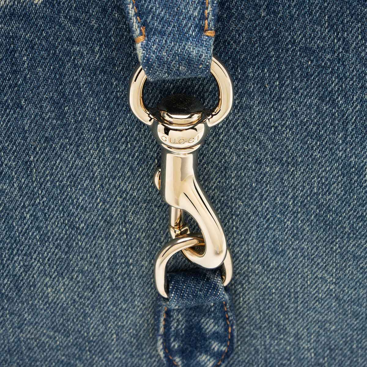 Gucci Denim Jackie Shoulder Bag