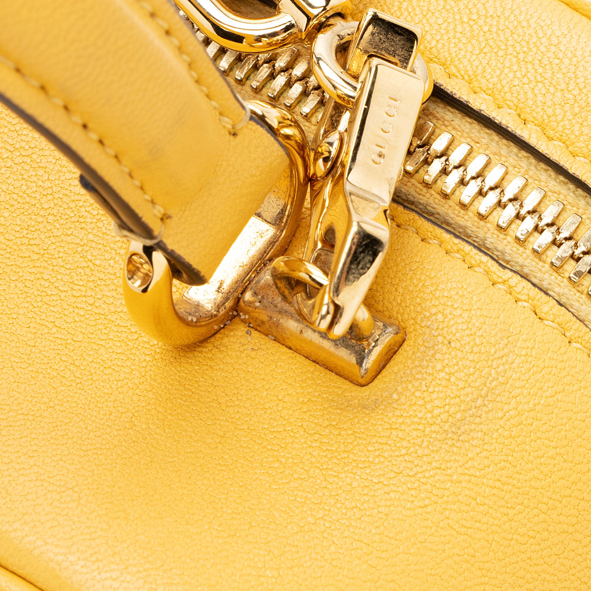 Gucci Diagonal Stitched Calfskin Blondie Top Handle