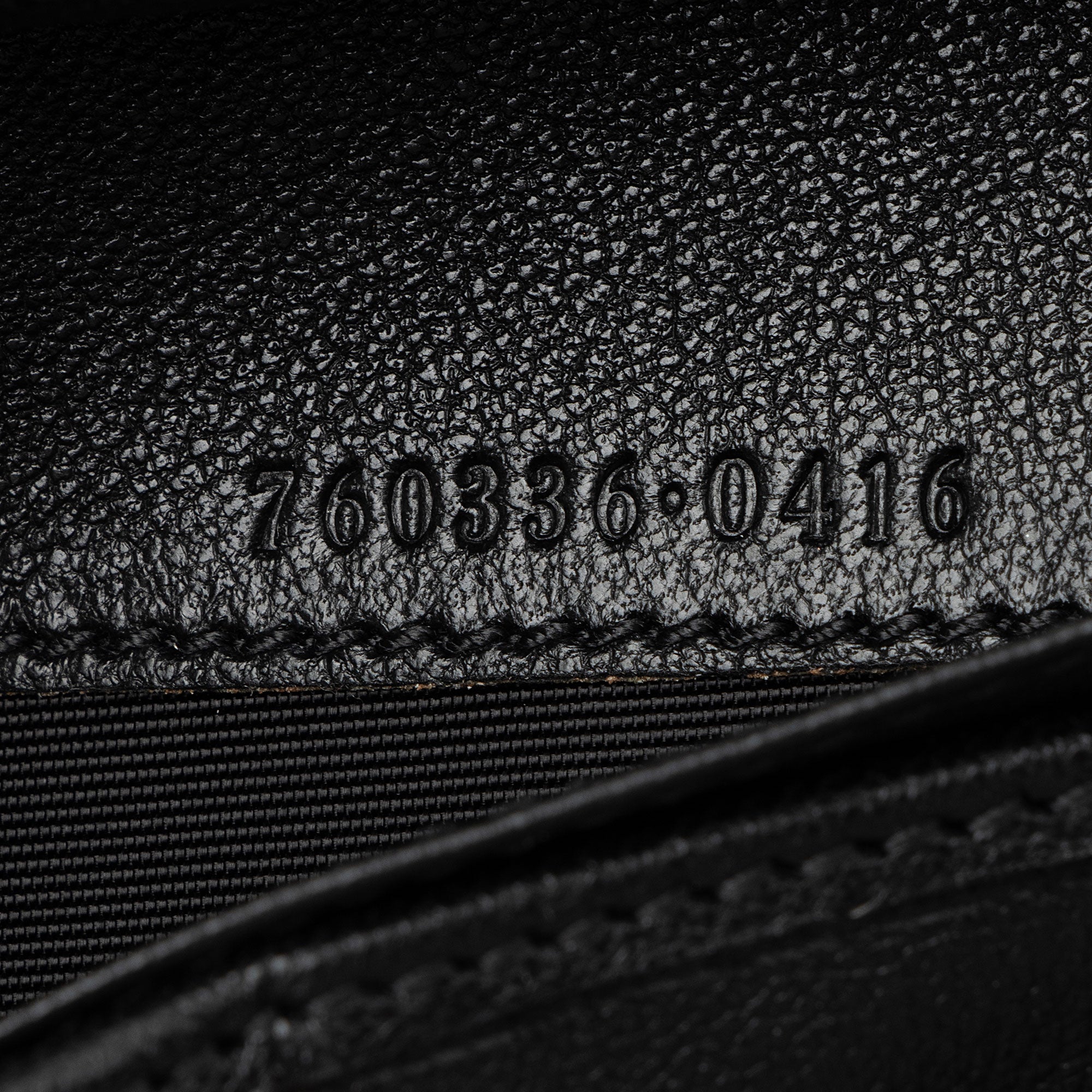 Gucci Diagonal Stitched Calfskin Blondie Wallet