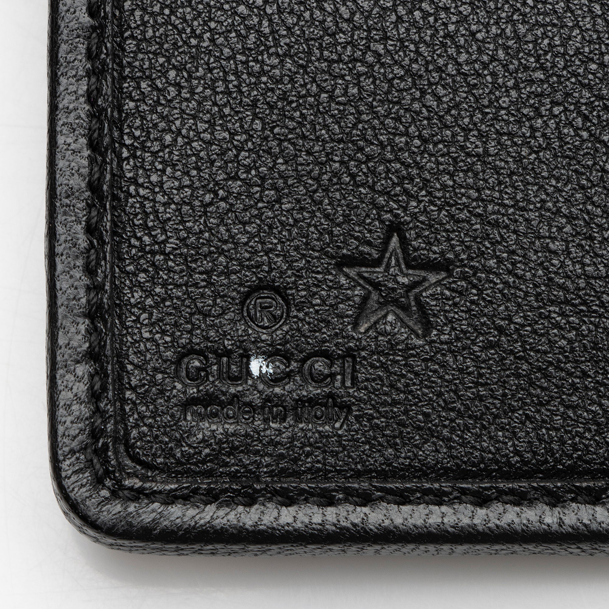 Gucci Diagonal Stitched Calfskin Blondie Wallet