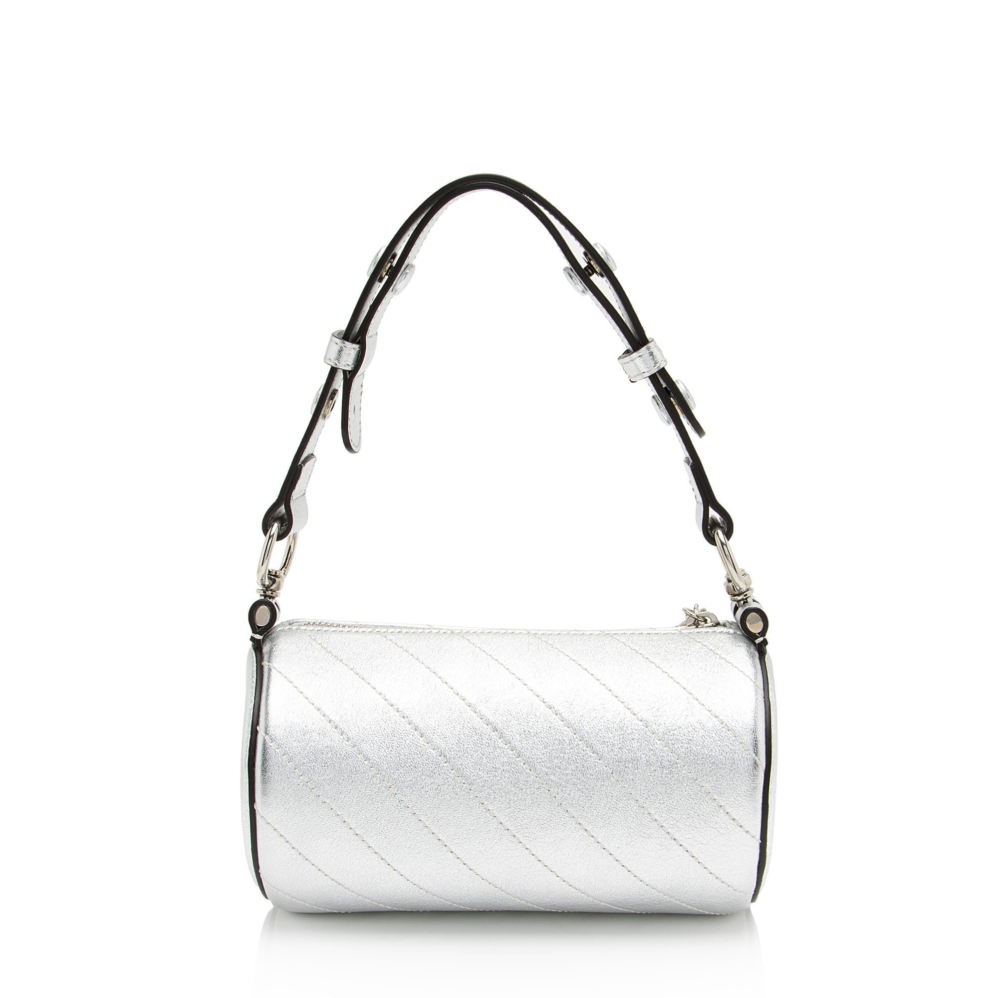 Gucci Metallic Calfskin Blondie Mini Barrel Bag