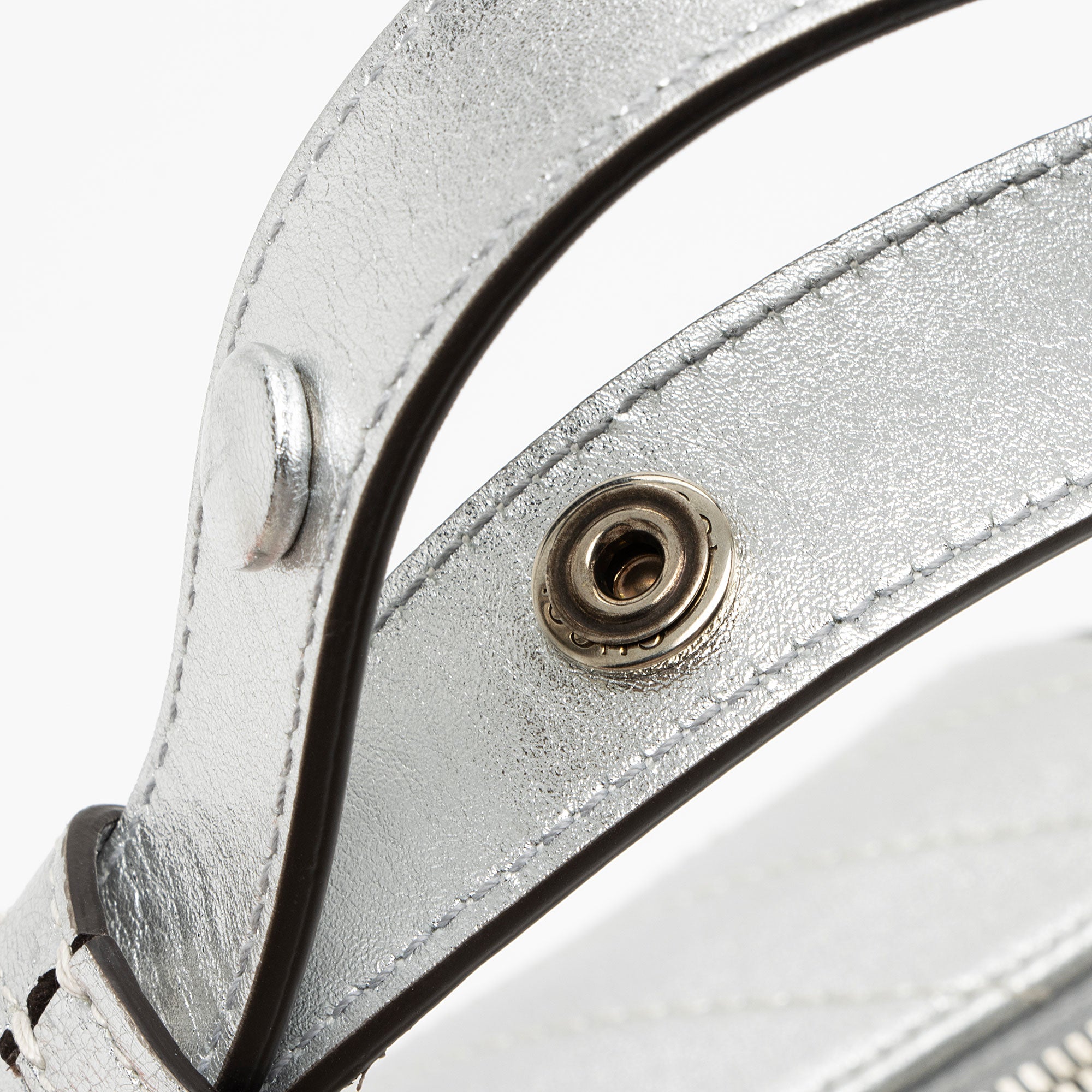 Gucci Metallic Calfskin Blondie Mini Barrel Bag