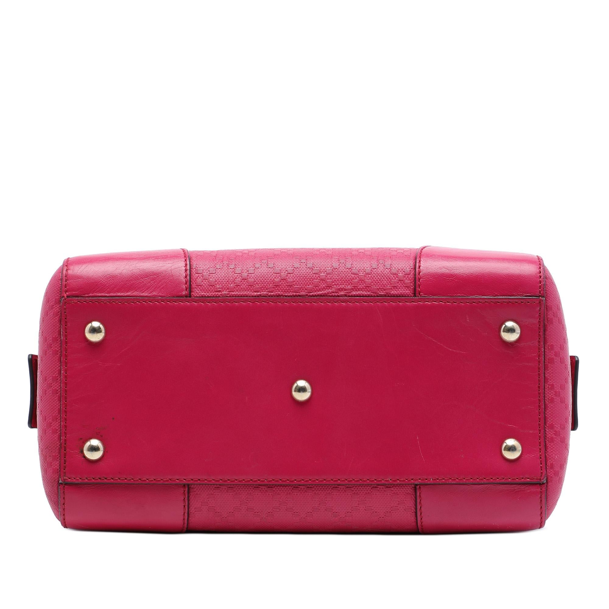 Gucci Diamante Bright Calfskin Boston Bag