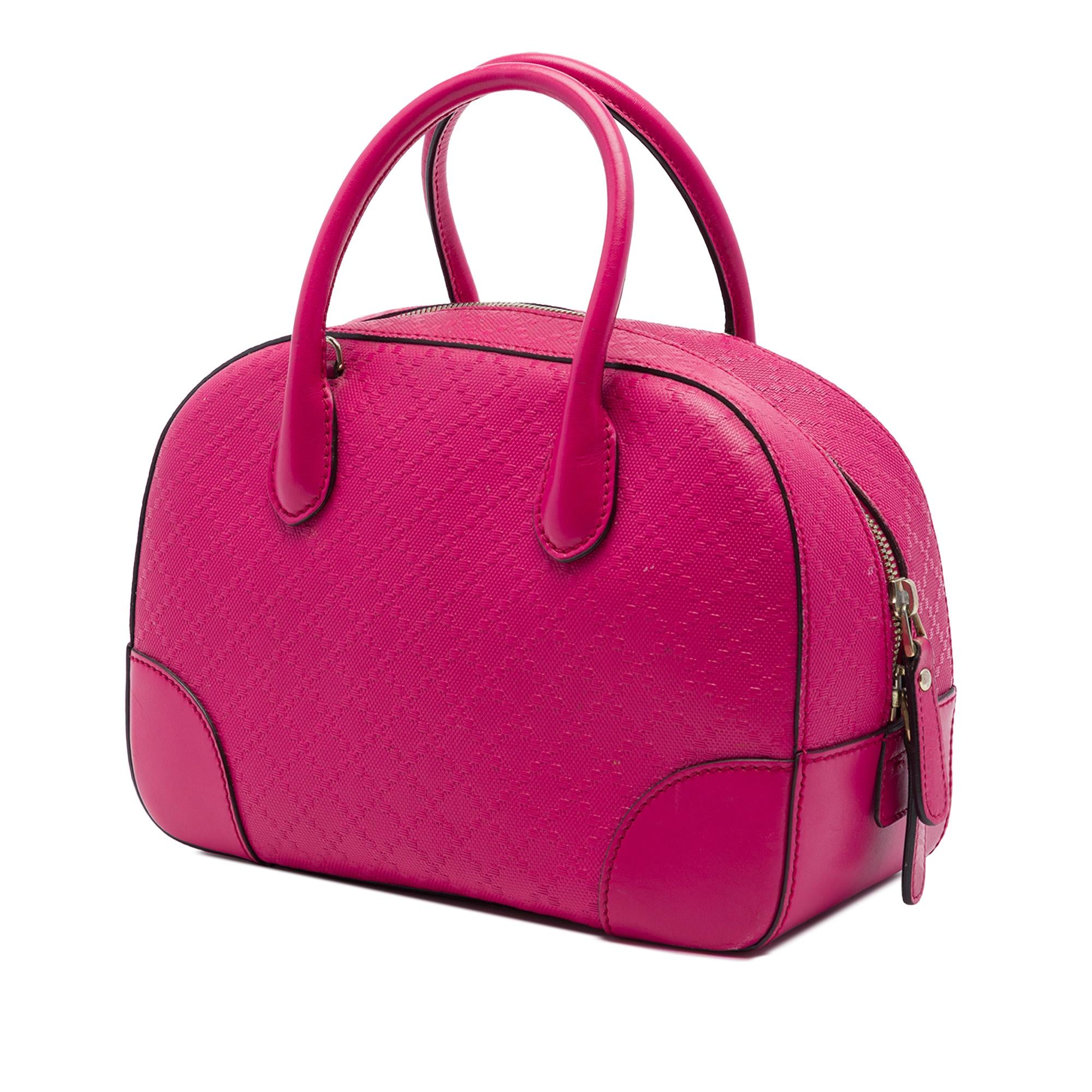 Gucci Diamante Bright Calfskin Satchel