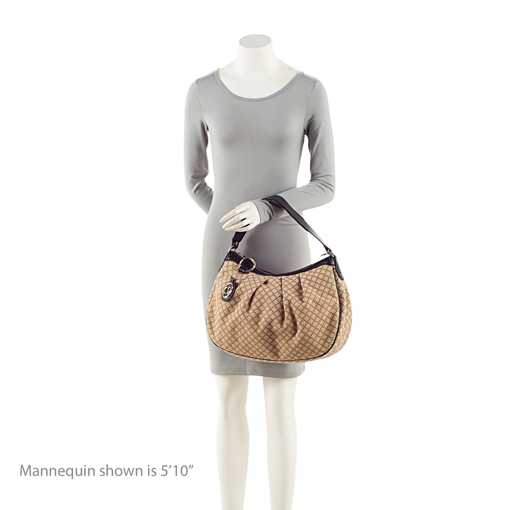Gucci Diamante Canvas Sukey Hobo