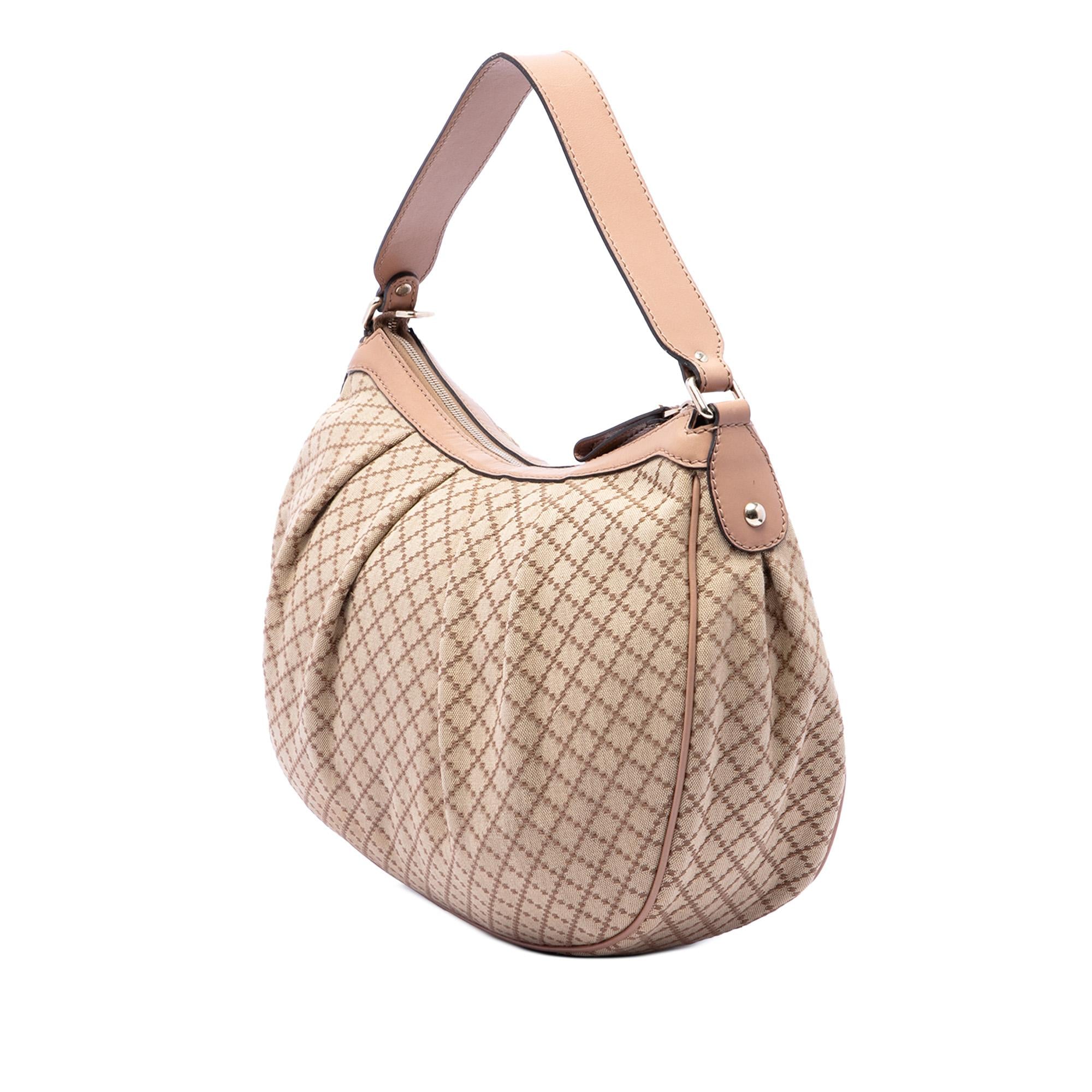 Gucci Diamante Canvas Sukey Shoulder Bag