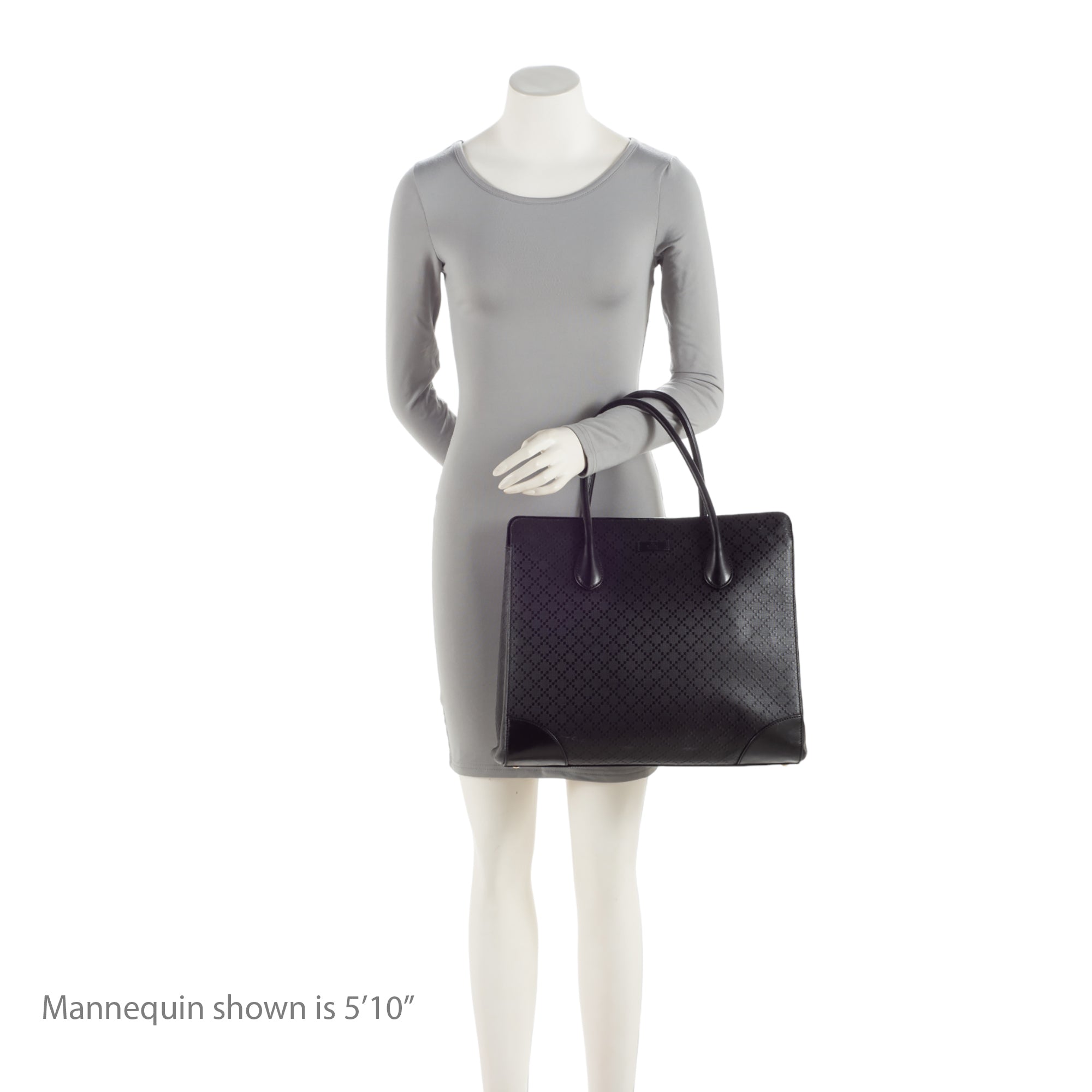 Gucci Diamante Leather Bright Medium Tote (SHF-wVVyJu)