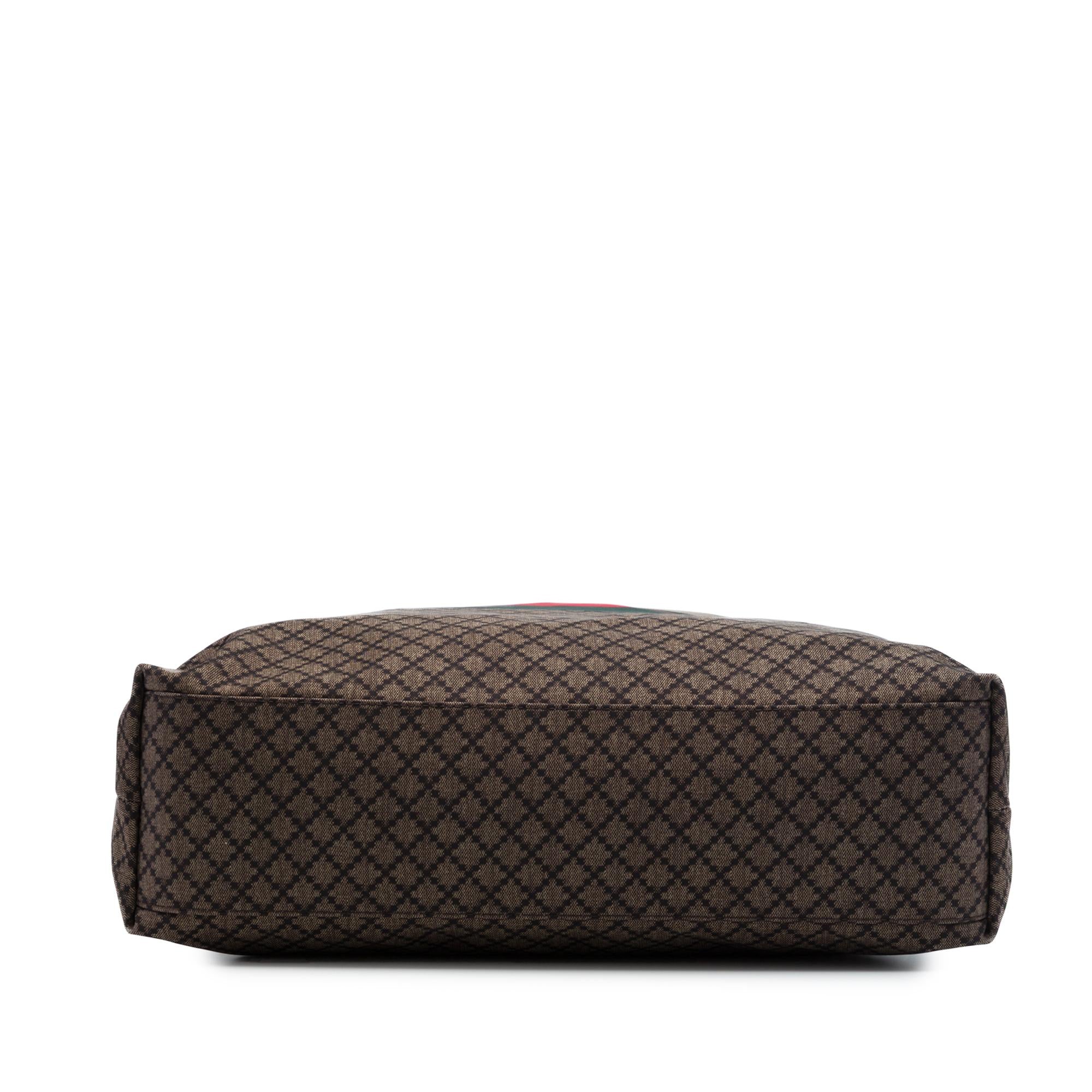 Gucci Diamante Nylon Web Tote