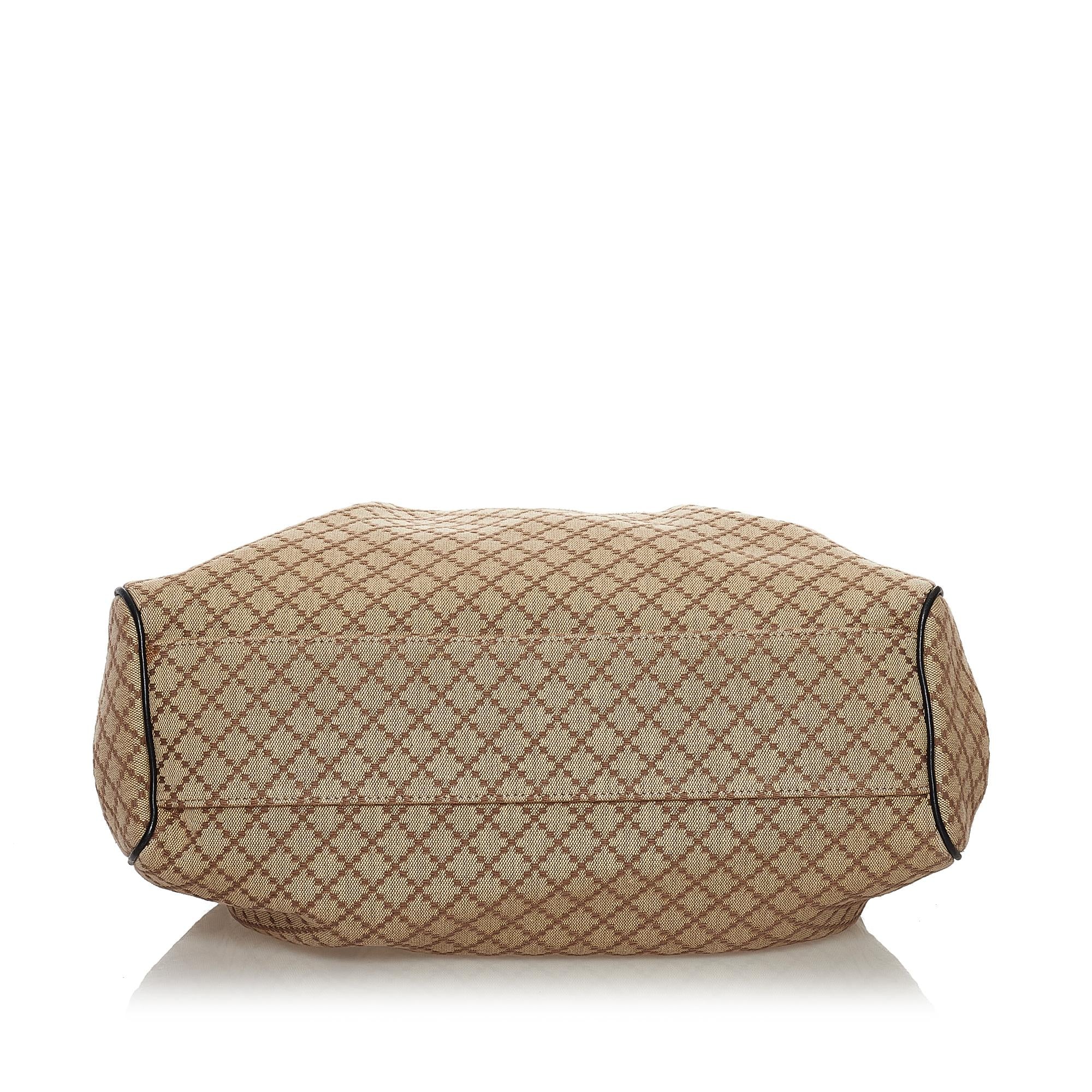 Gucci Diamante Sukey Canvas Tote Bag (SHG-32384)