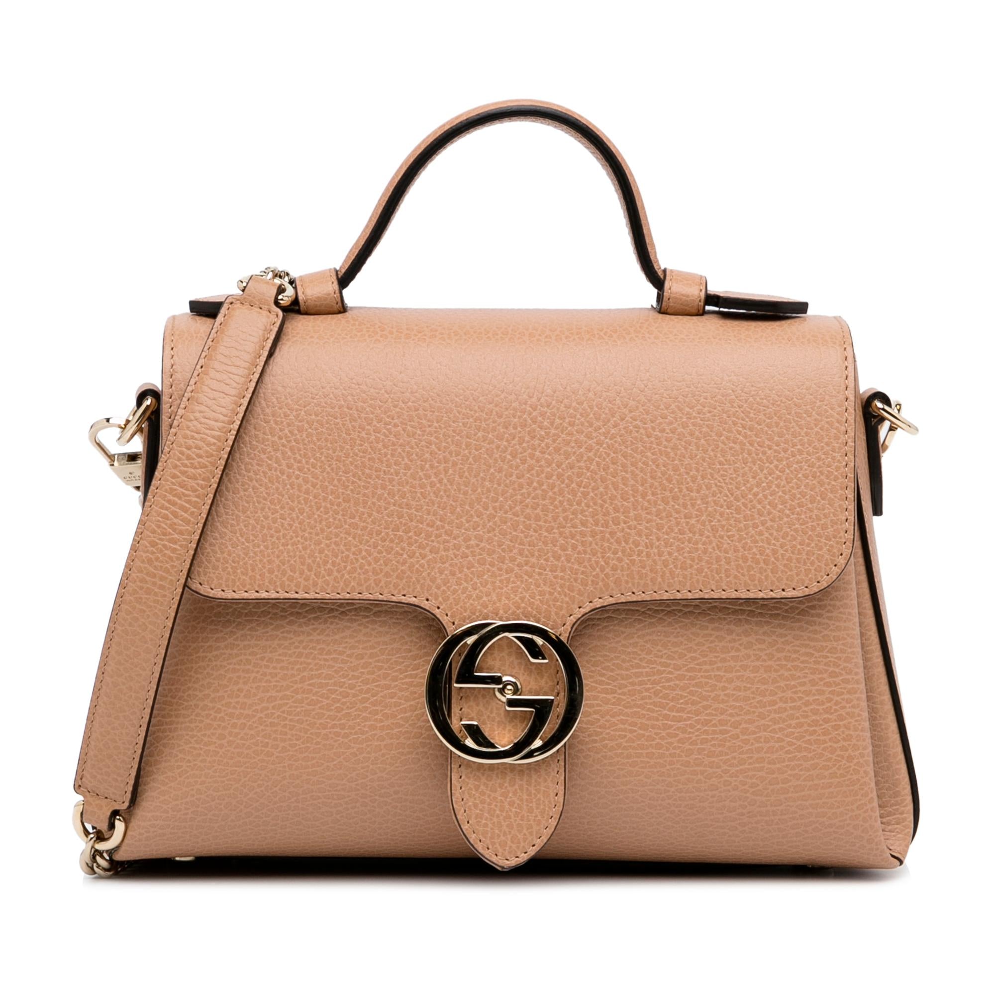 Gucci Dollar Calf Interlocking G Satchel (SHG-DcmVxL)