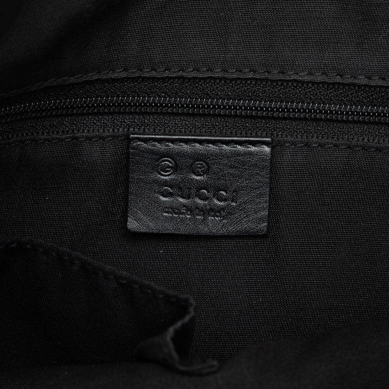 Gucci Embossed Leather Horsebit Crossbody Bag (SHG-KBNslG)