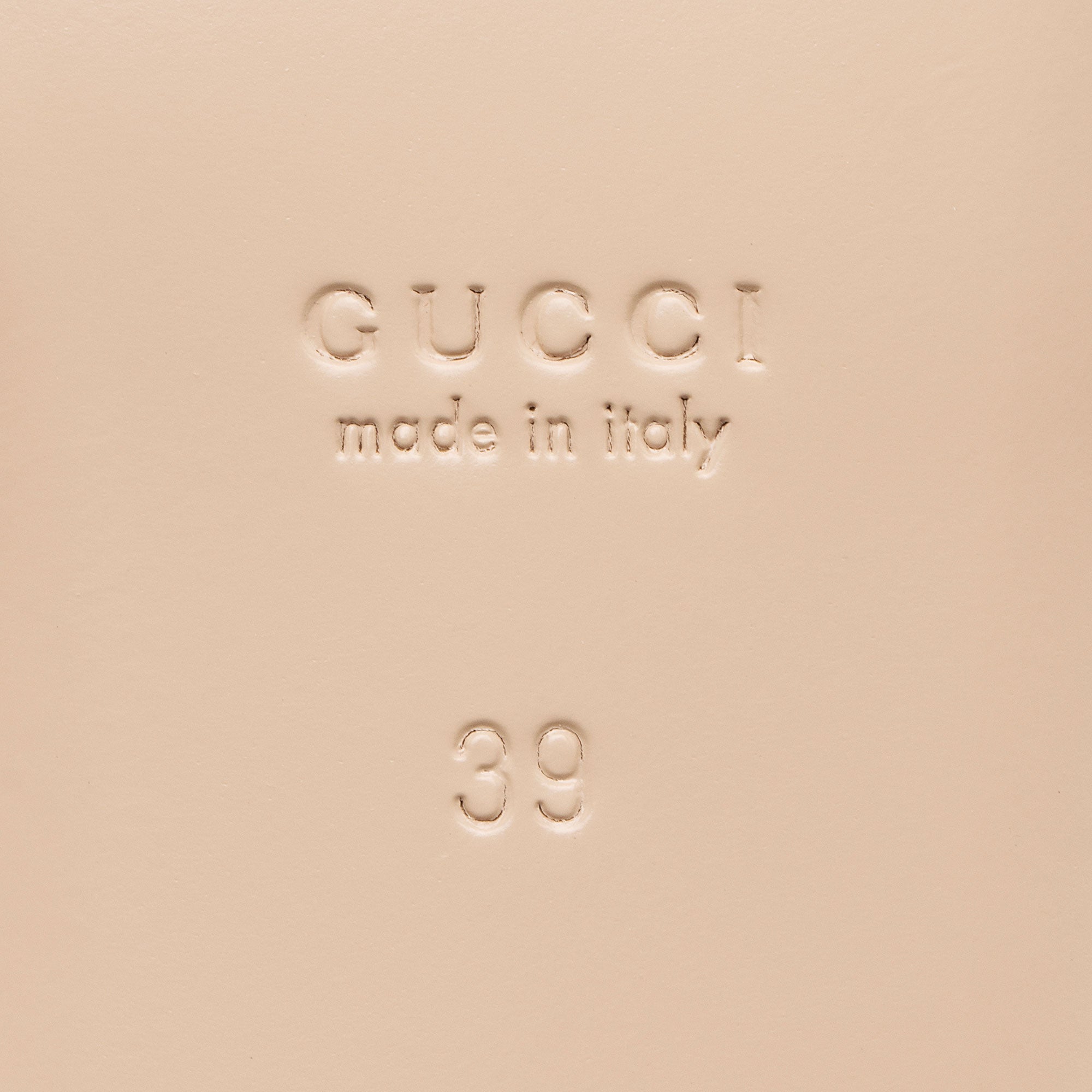 Gucci Embroidered Logo Web Slide Sandals - Size 9 / 39