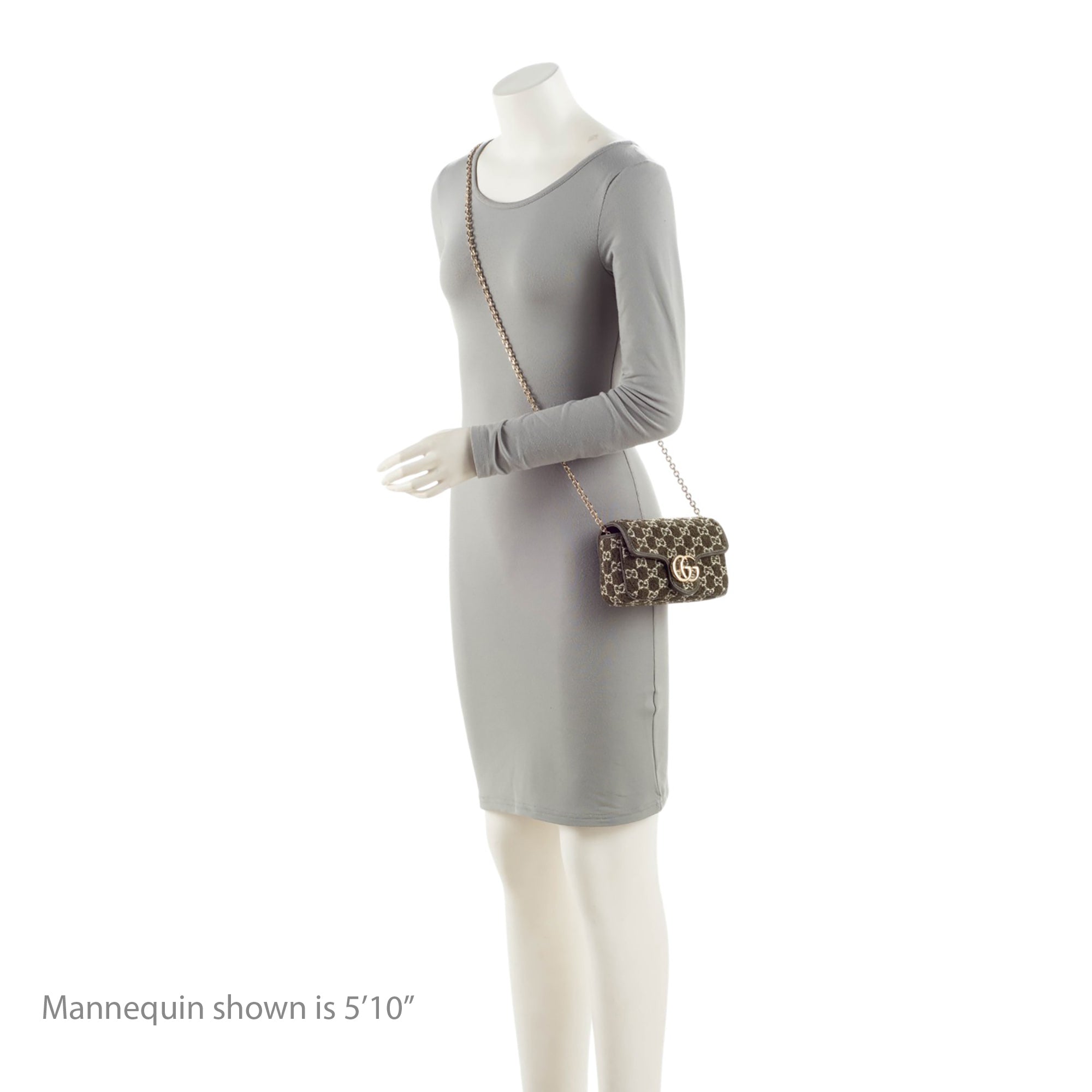 Gucci GG Boucle Tweed GG Marmont Mini Flap Bag