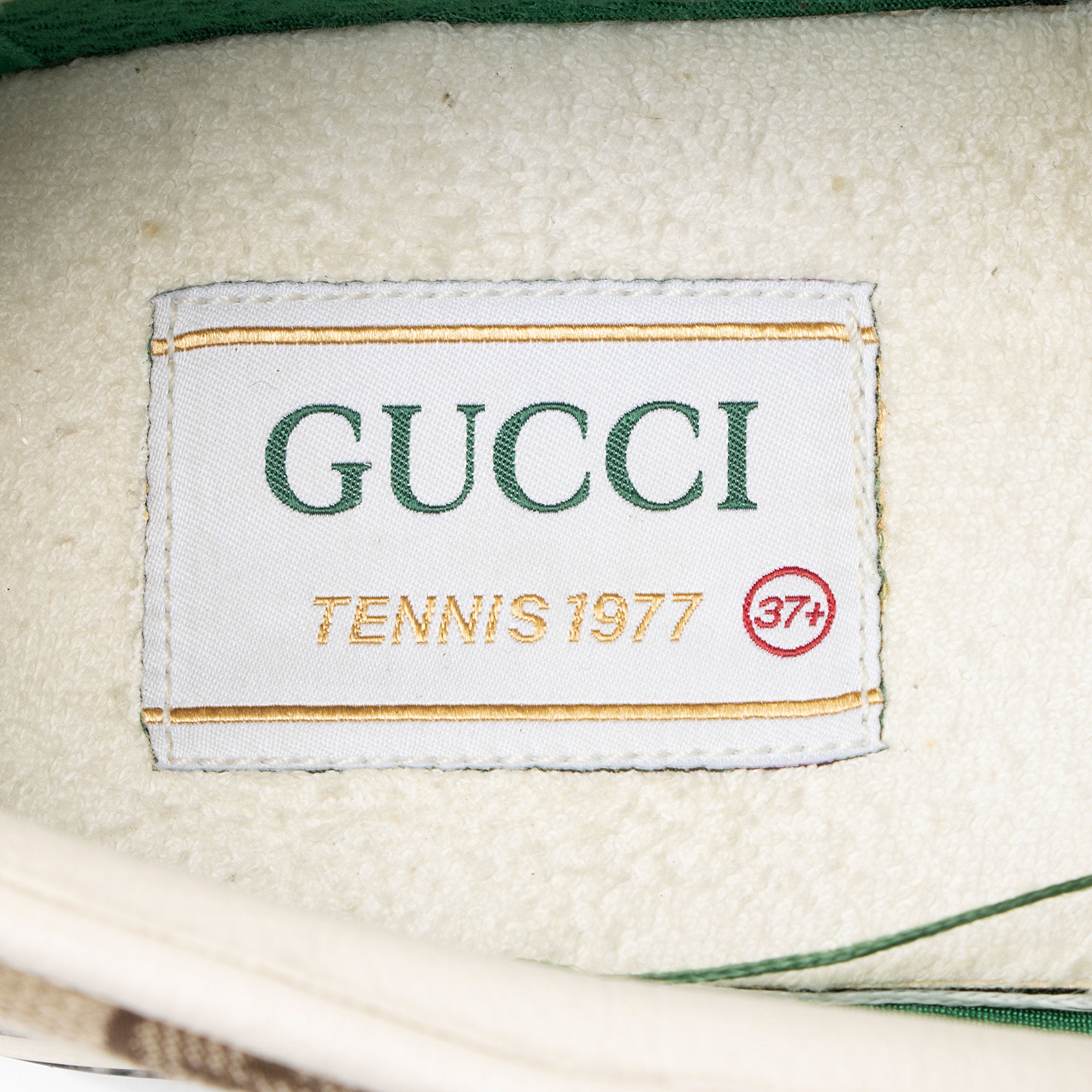 Gucci GG Canvas 1977 Tennis Slip On Sneakers - Size 7 / 37