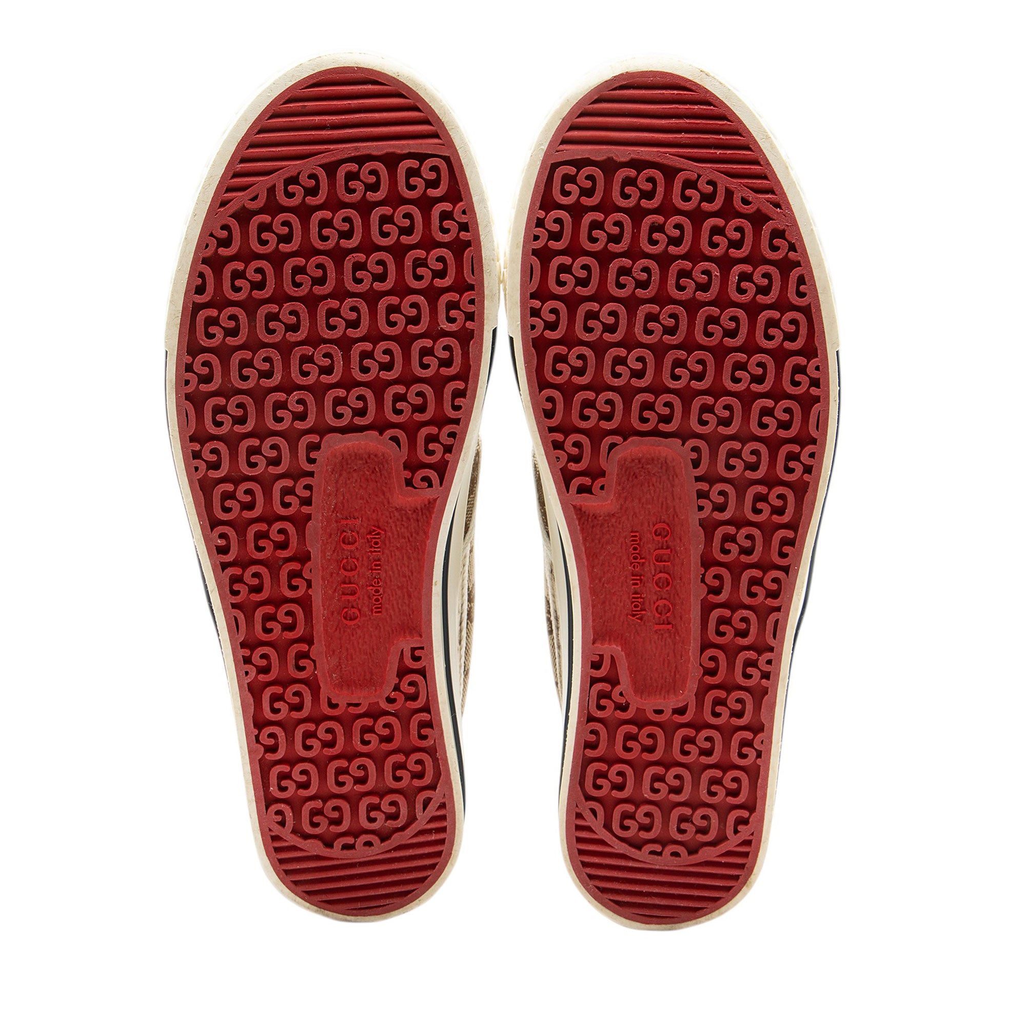 Gucci GG Canvas 1977 Tennis Slip On Sneakers - Size 7 / 37