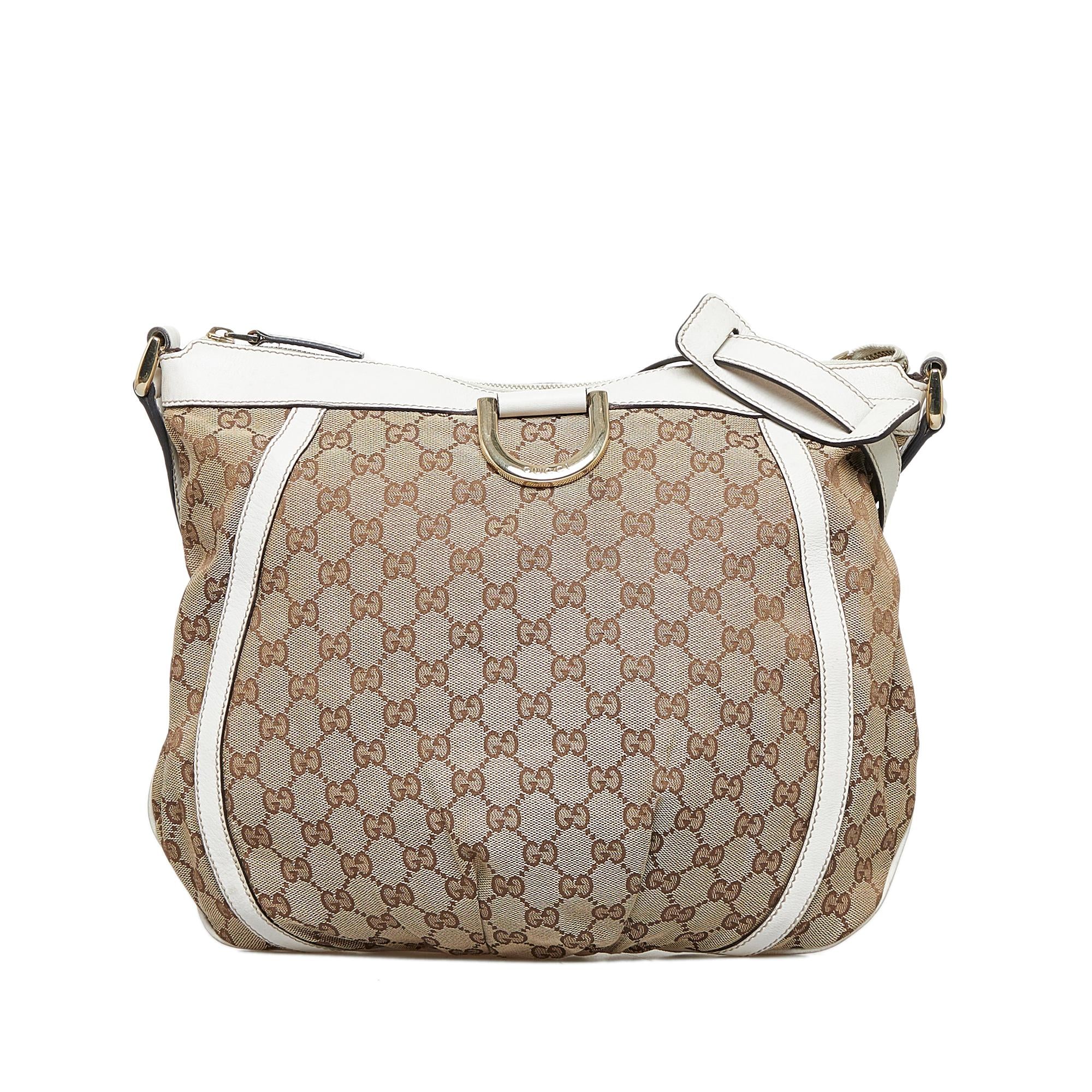 Gucci GG Canvas Abbey D Ring Crossbody Bag (SHG-E8Ihbs)