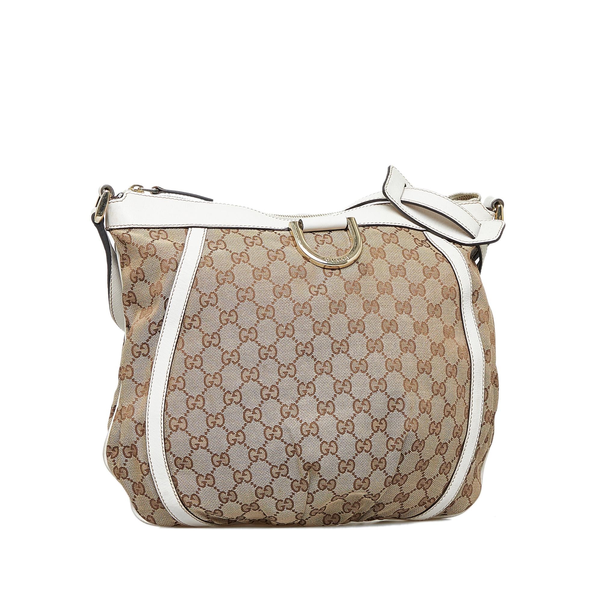 Gucci GG Canvas Abbey D Ring Crossbody Bag (SHG-E8Ihbs)
