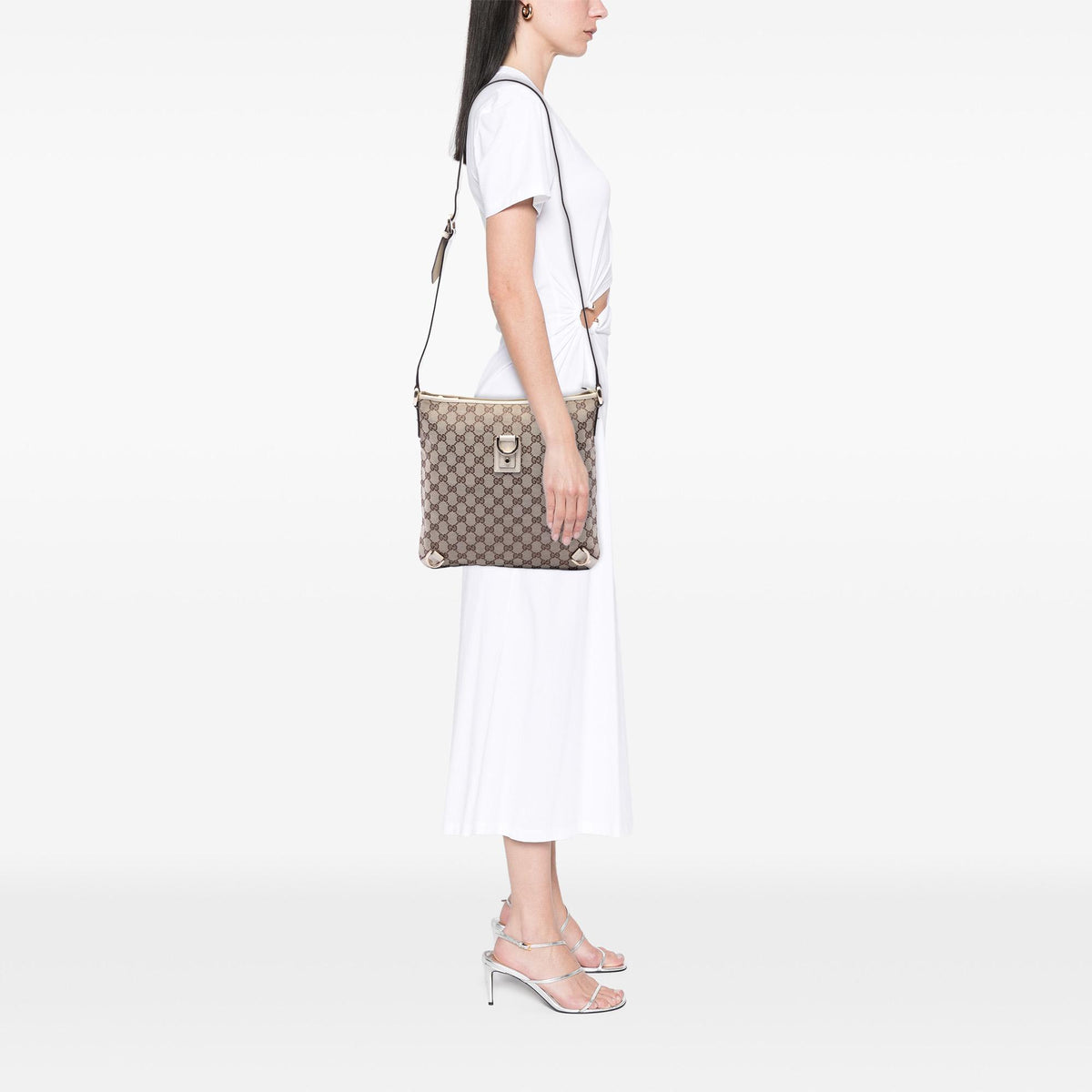 Gucci GG Canvas Abbey D Ring Crossbody