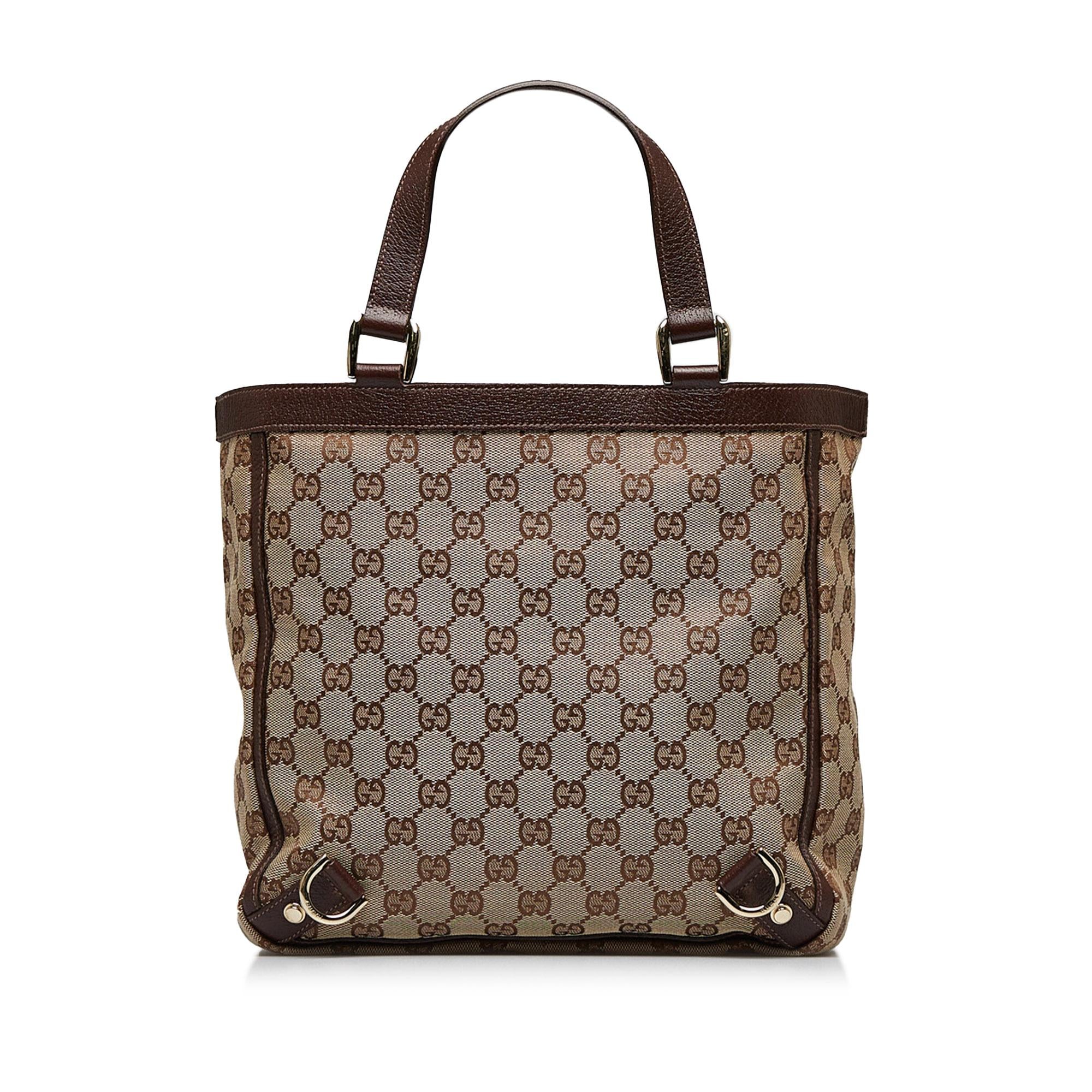 Gucci GG Canvas Abbey D-Ring Handbag (SHG-hwJTJJ)