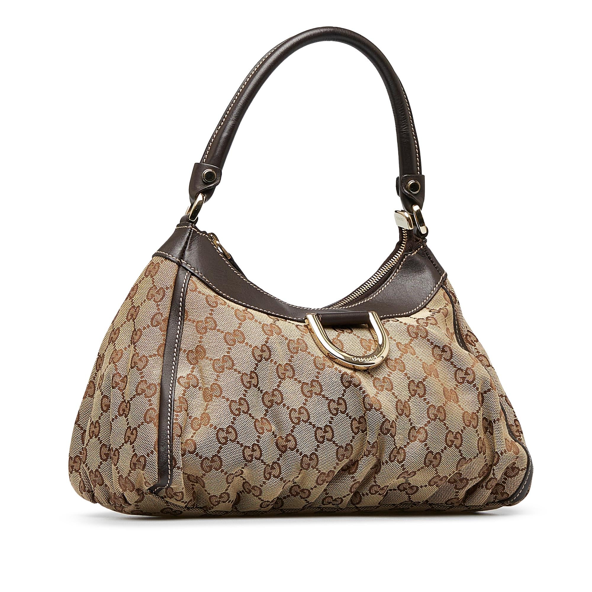 Gucci GG Canvas Abbey D-Ring Handbag (SHG-RoCRPE)