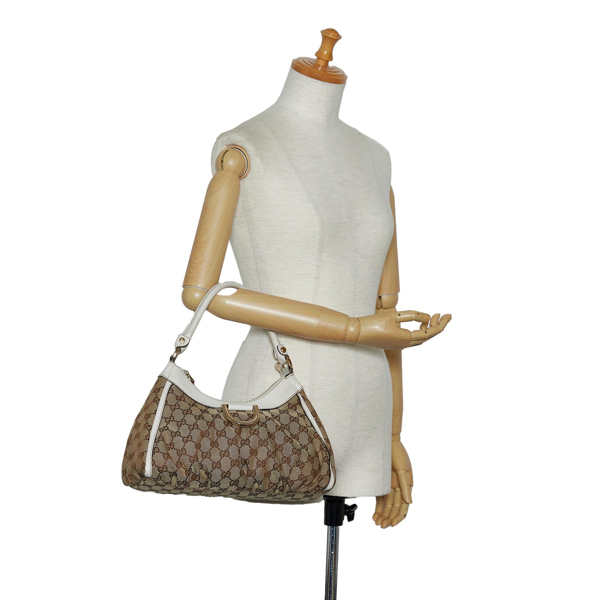 Gucci GG Canvas Abbey D-Ring Handbag (SHG-uQfxrh)