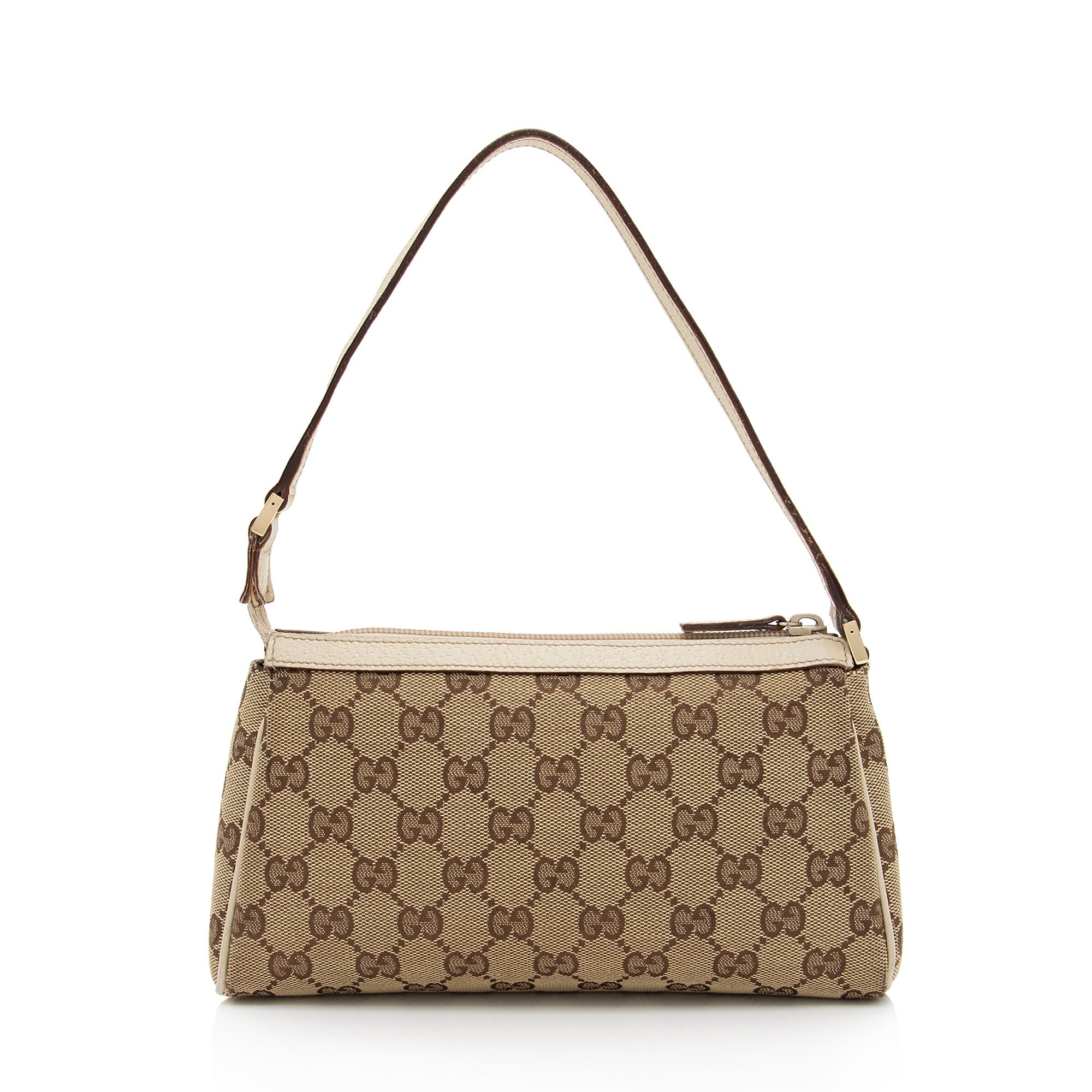 Gucci GG Canvas Abbey D Ring Pochette (SHF-1r8ajC)