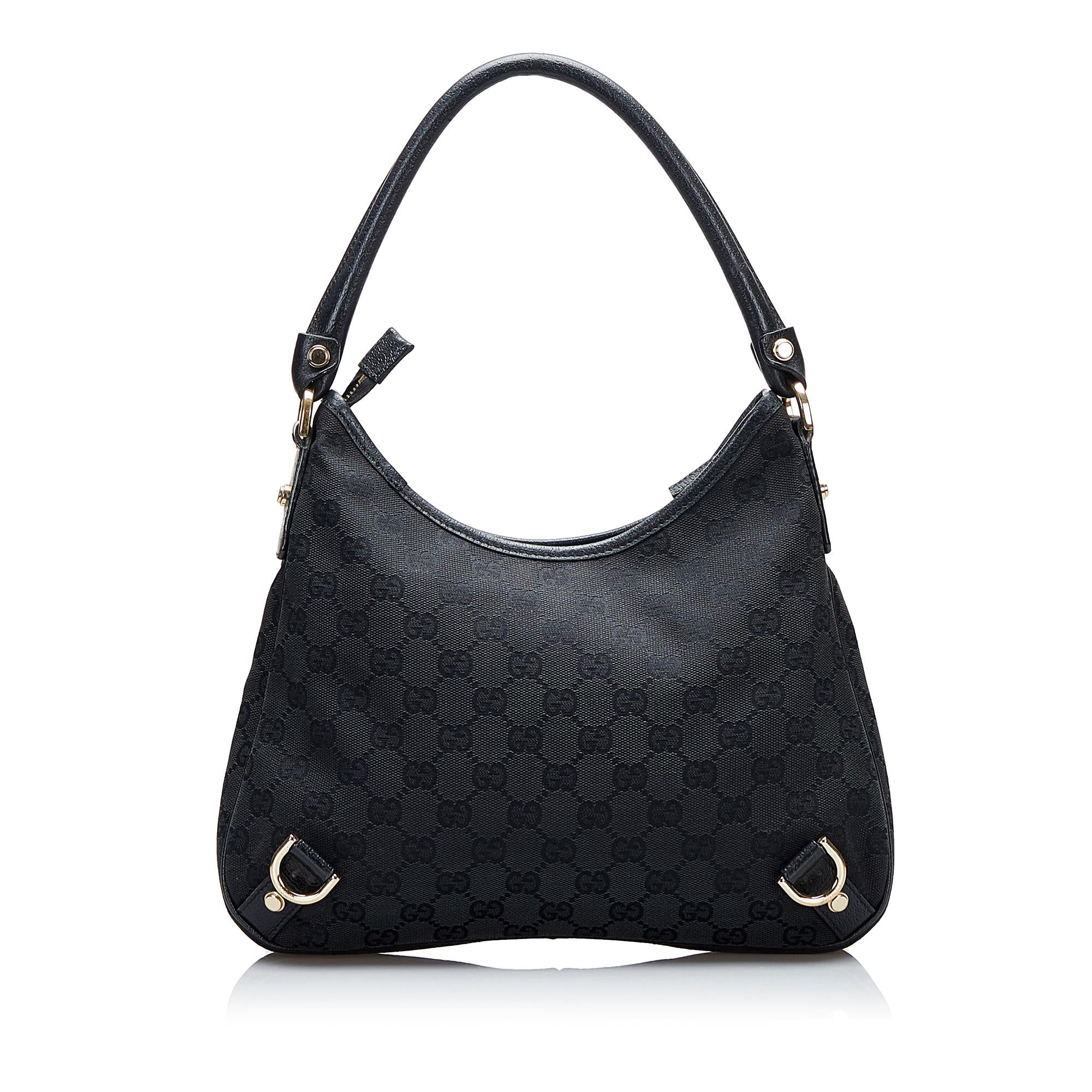 Gucci GG Canvas Abbey D-Ring Shoulder Bag (SHG-scUs6s)