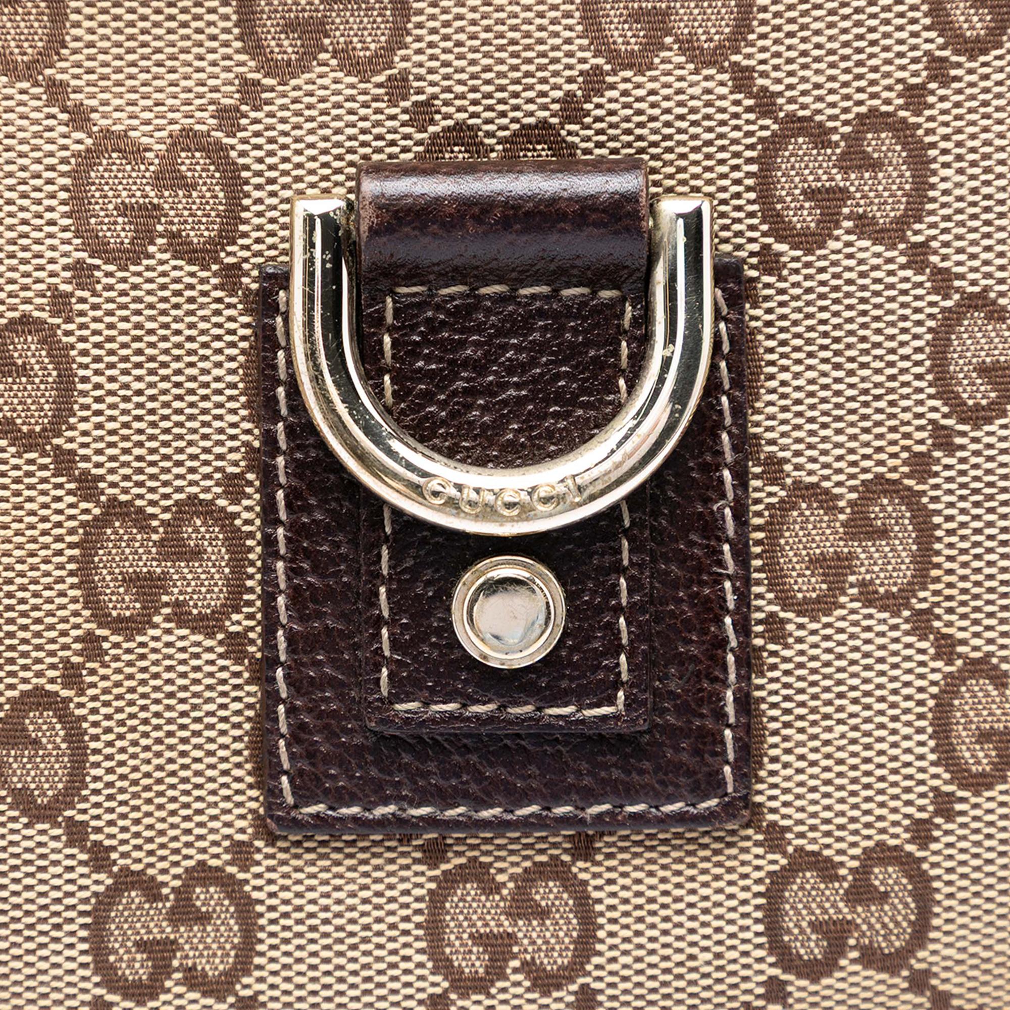 Gucci GG Canvas Abbey D Ring Shoulder Bag