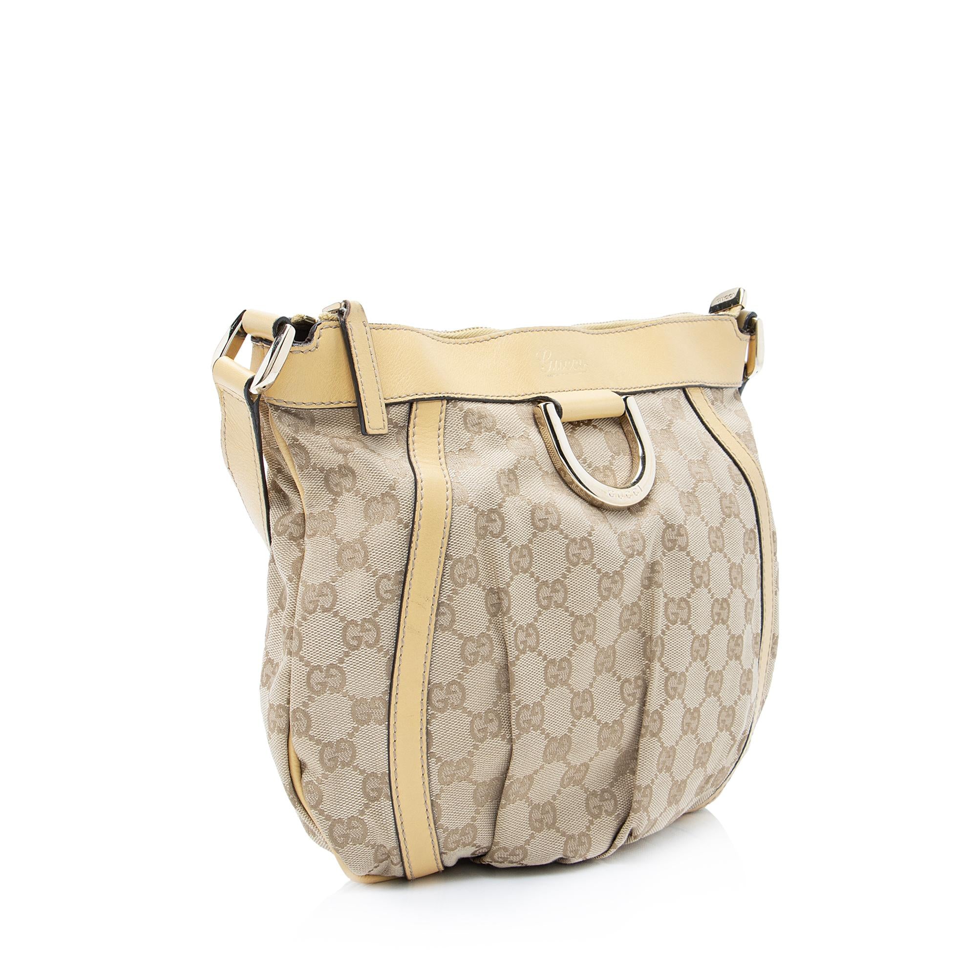 Gucci GG Canvas Abbey D Ring Small Crossbody (SHF-23048)