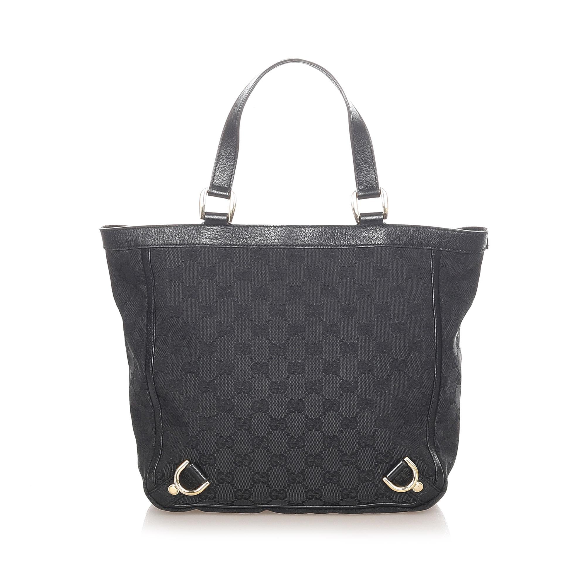 Gucci GG Canvas Abbey D-Ring Tote Bag (SHG-32122)