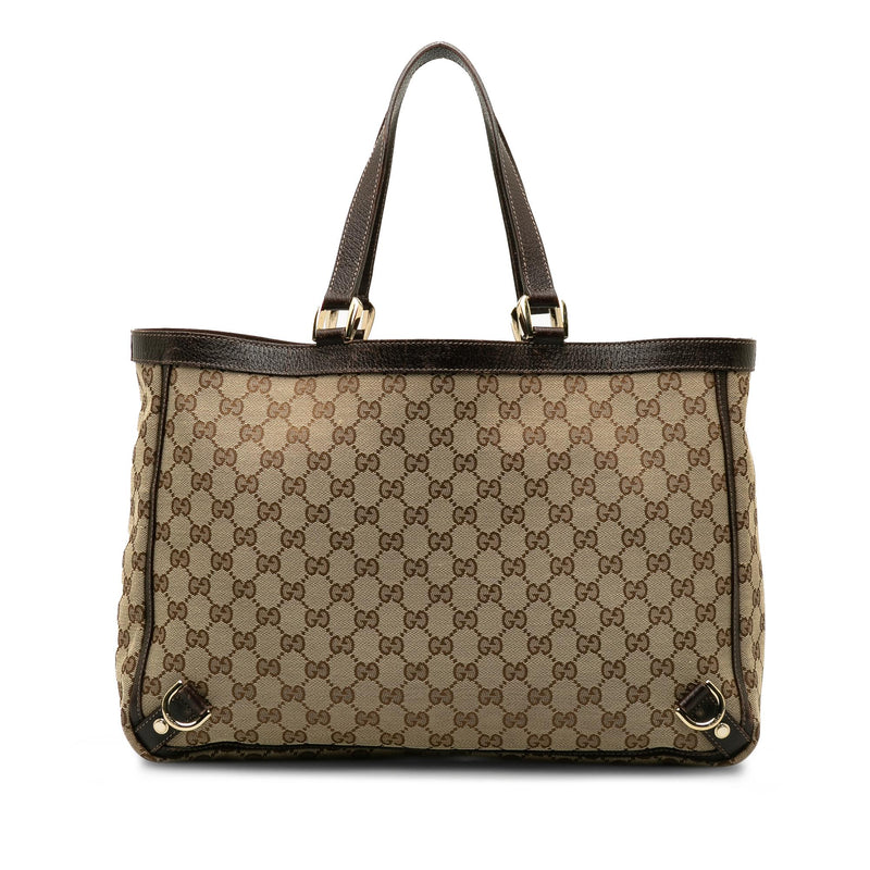 Gucci GG Canvas Abbey D-Ring Tote Bag (SHG-1V10IL)