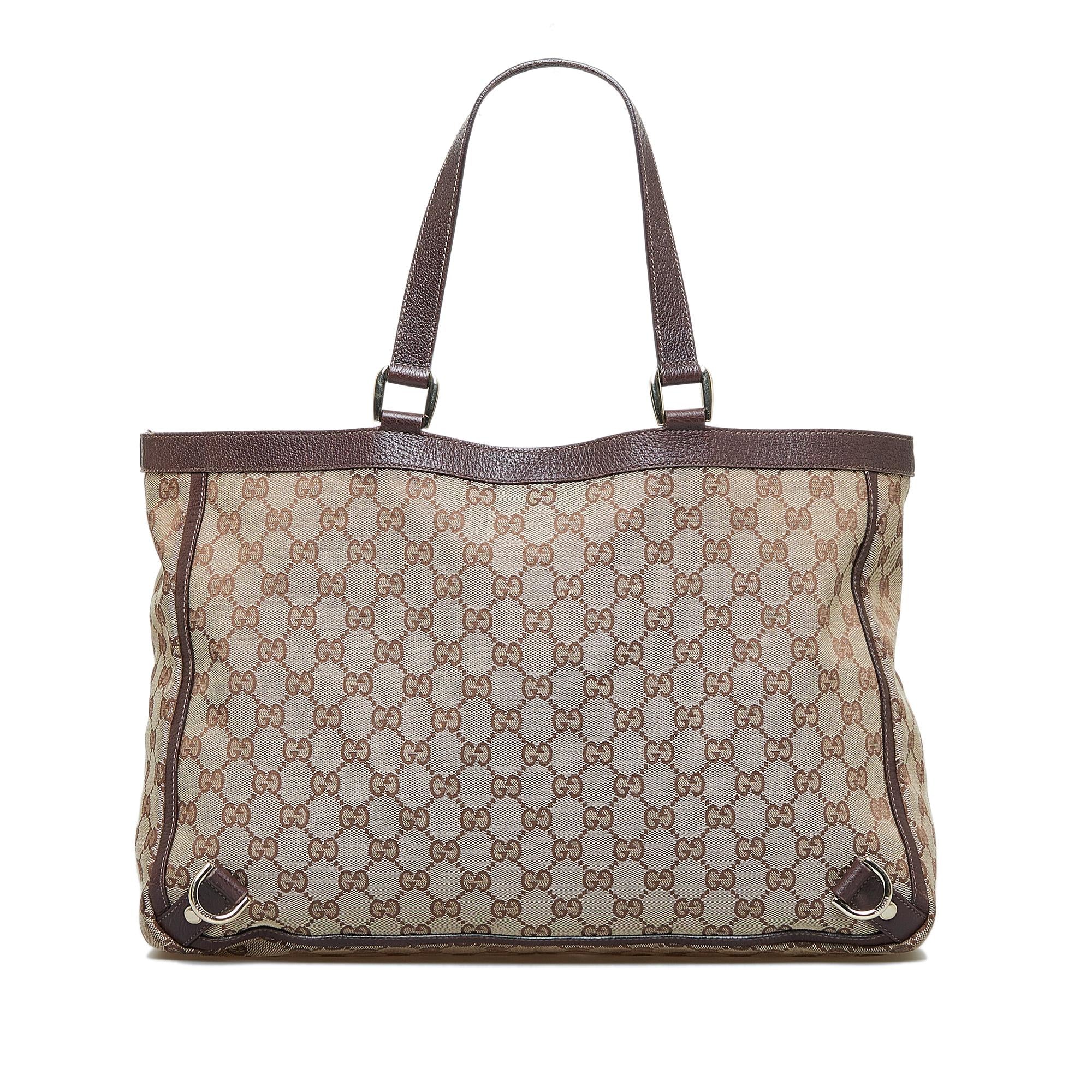 Gucci GG Canvas Abbey D-Ring Tote (SHG-pl2U9i)