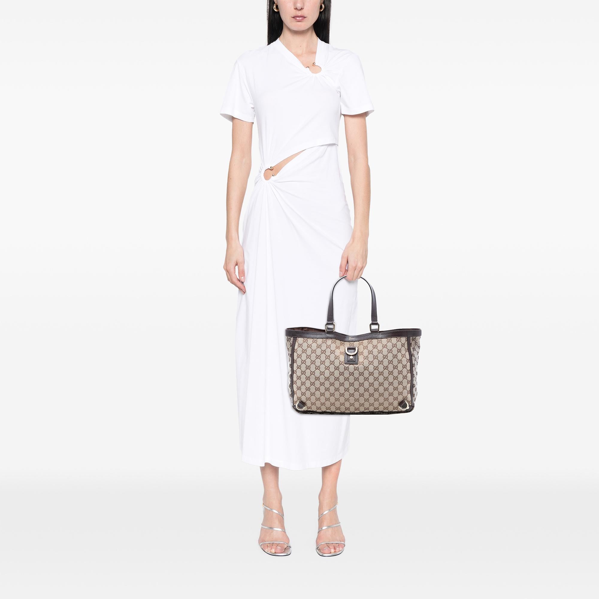Gucci GG Canvas Abbey D Ring Tote