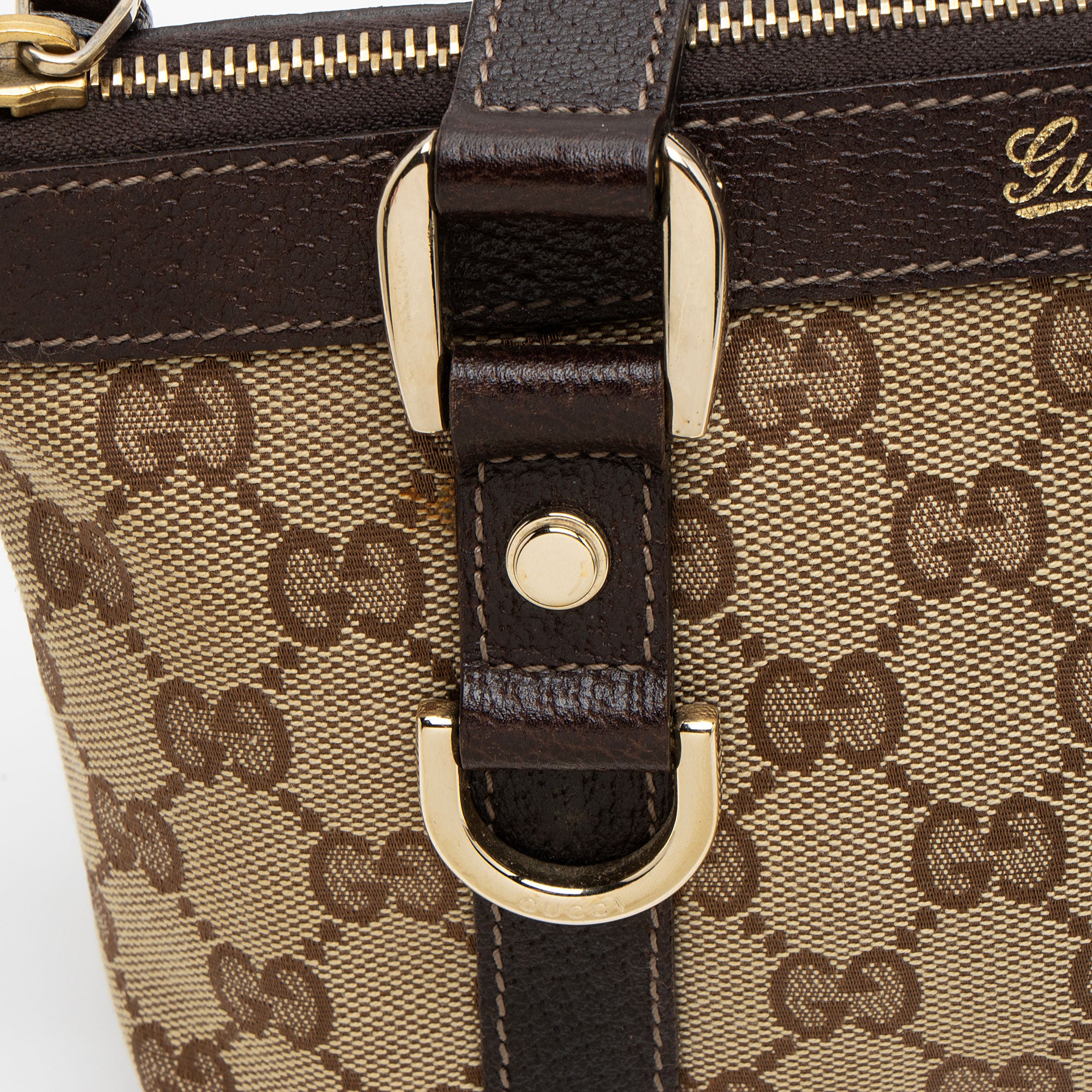 Gucci GG Canvas Abbey E/W Mini Tote (SHF-8A898A)