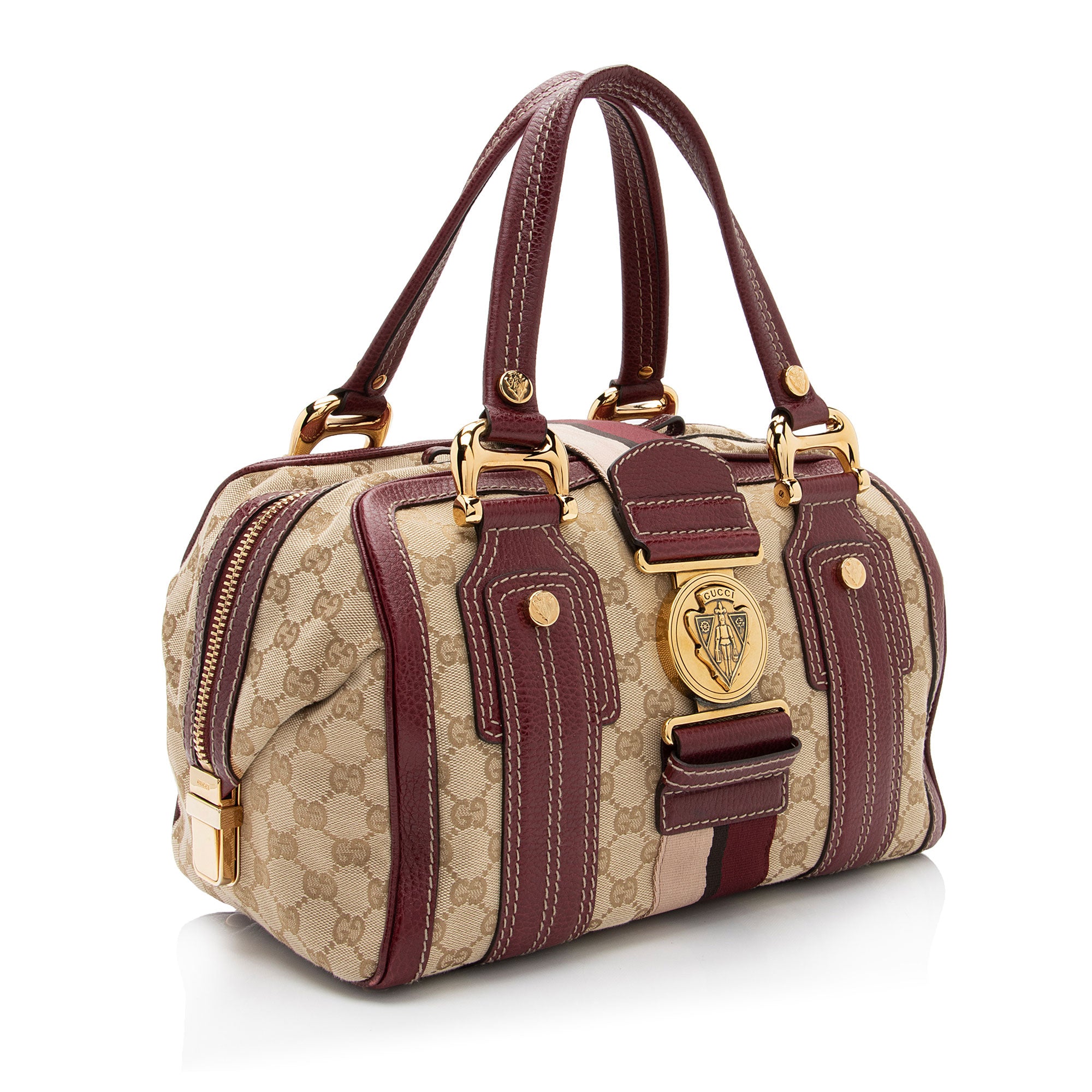 Gucci GG Canvas Aviatrix Medium Boston Bag (SHF-fhPsfN)