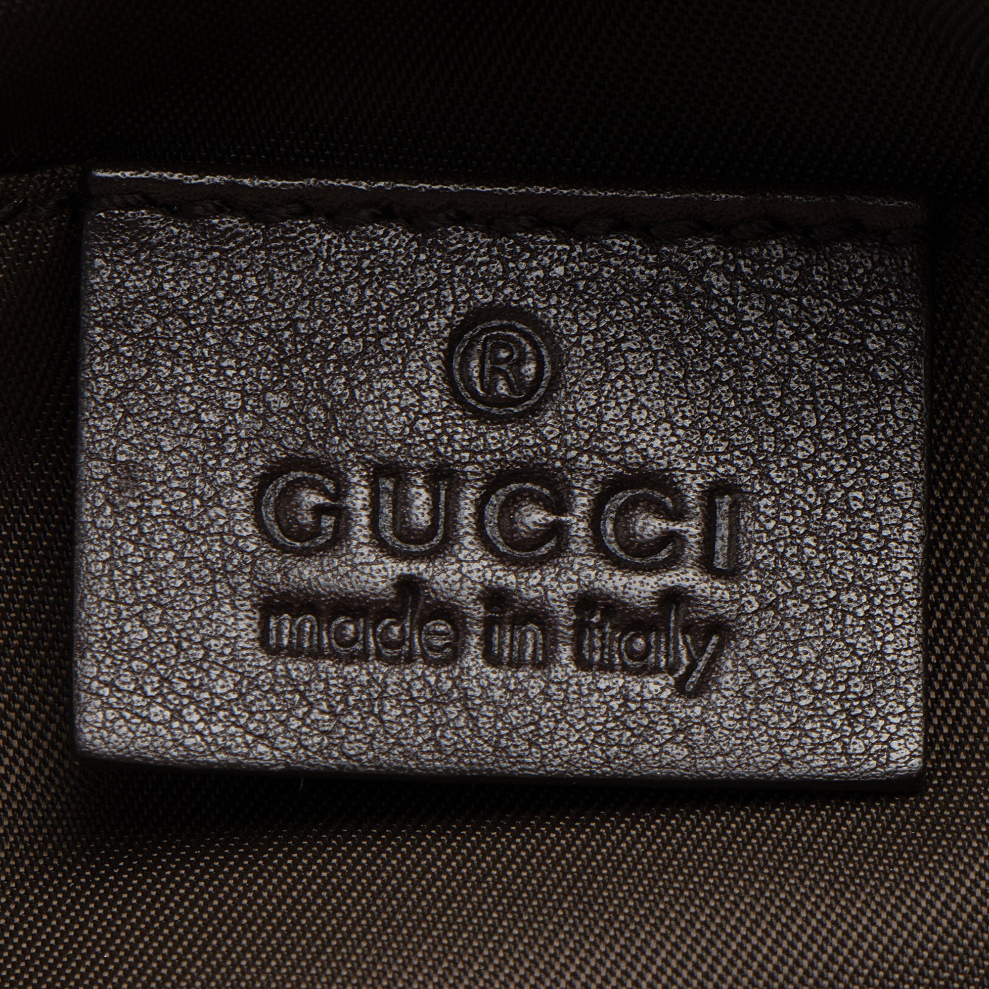 Gucci GG Canvas Bamboo Cosmetic Bag (SHF-h4kppf)