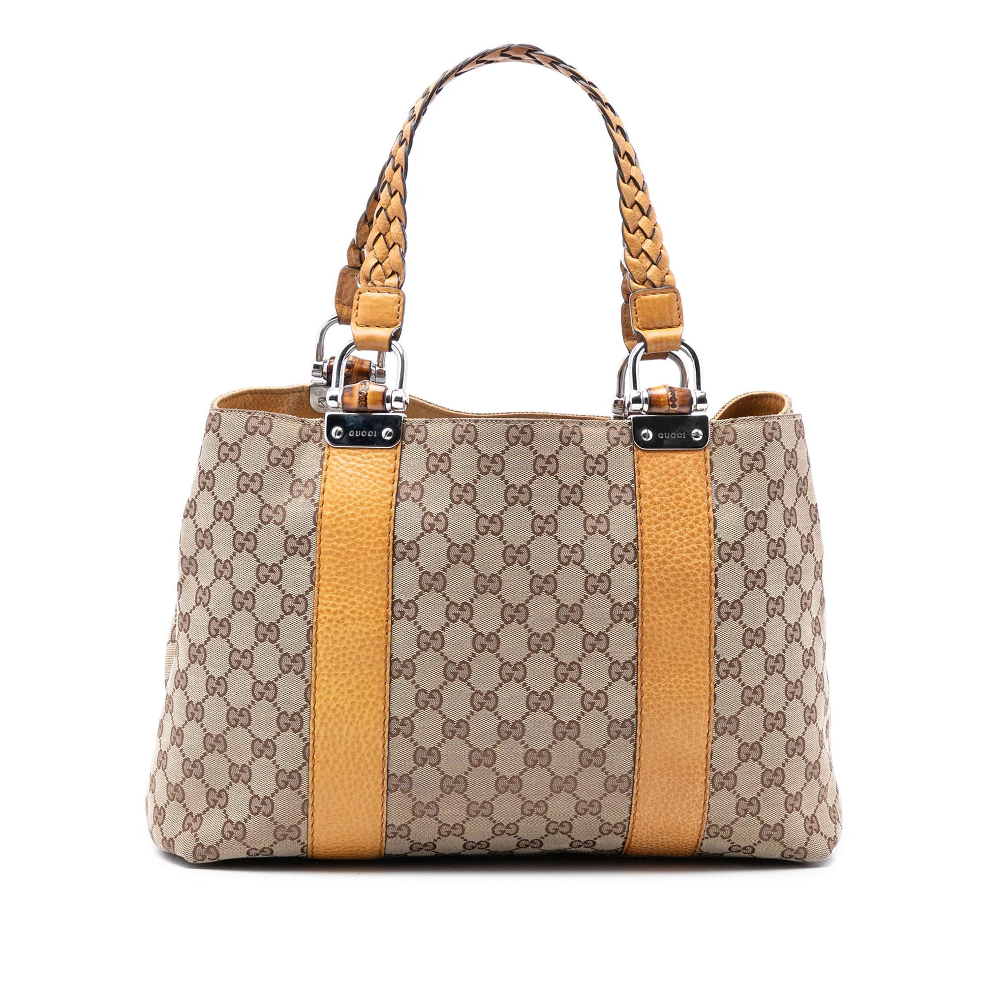 Gucci GG Canvas Bamboo Libeccio Tote