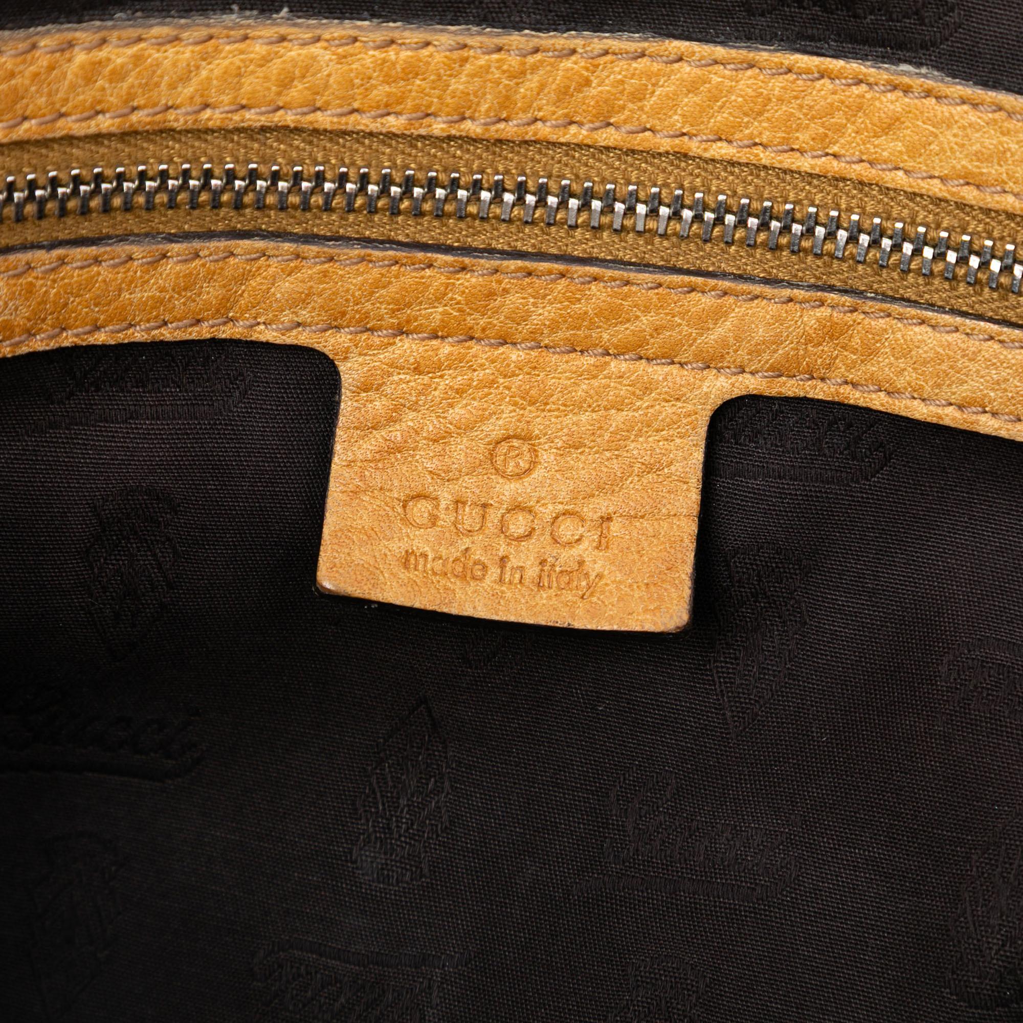 Gucci GG Canvas Bamboo Libeccio Tote