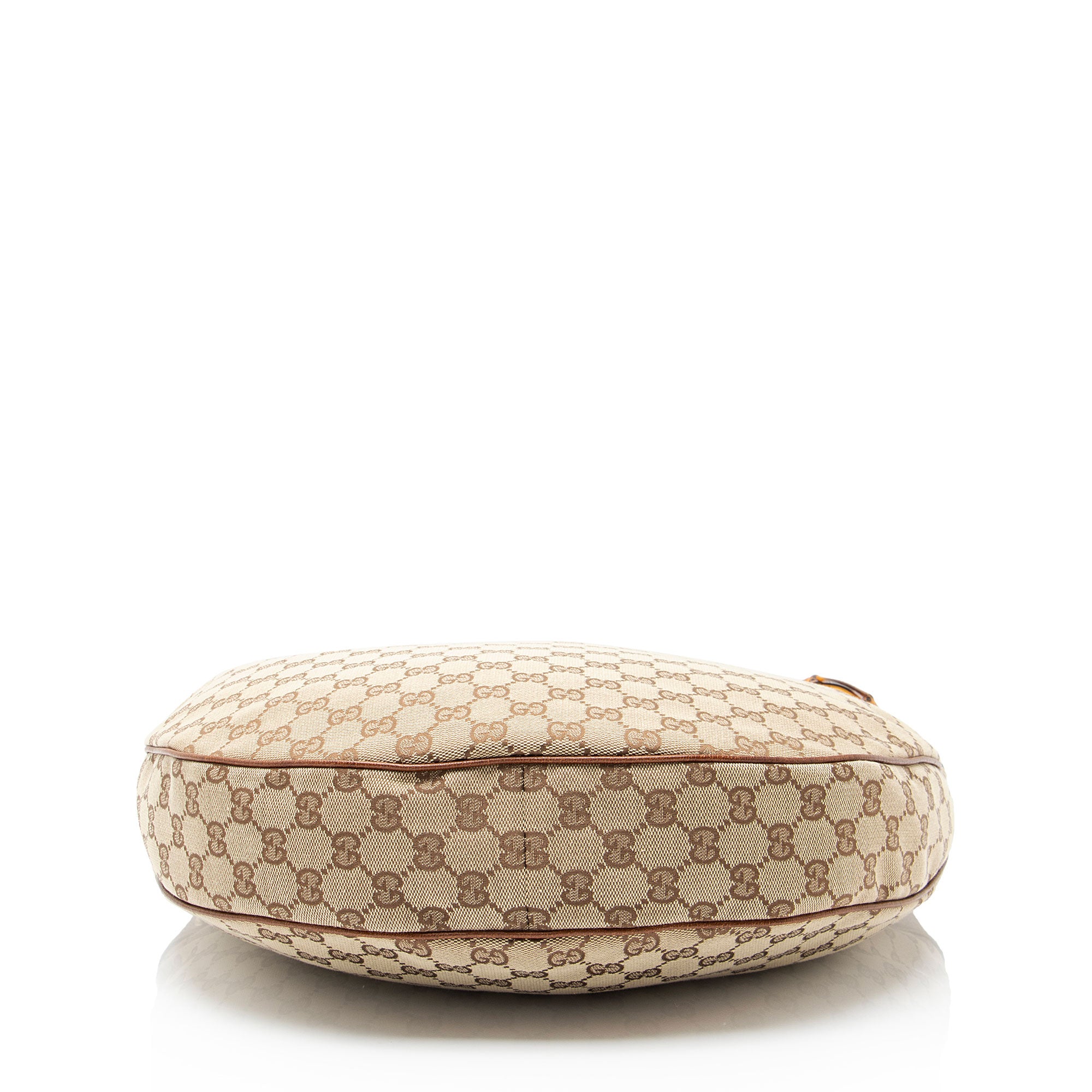 Gucci GG Canvas Bamboo Ring Large Hobo