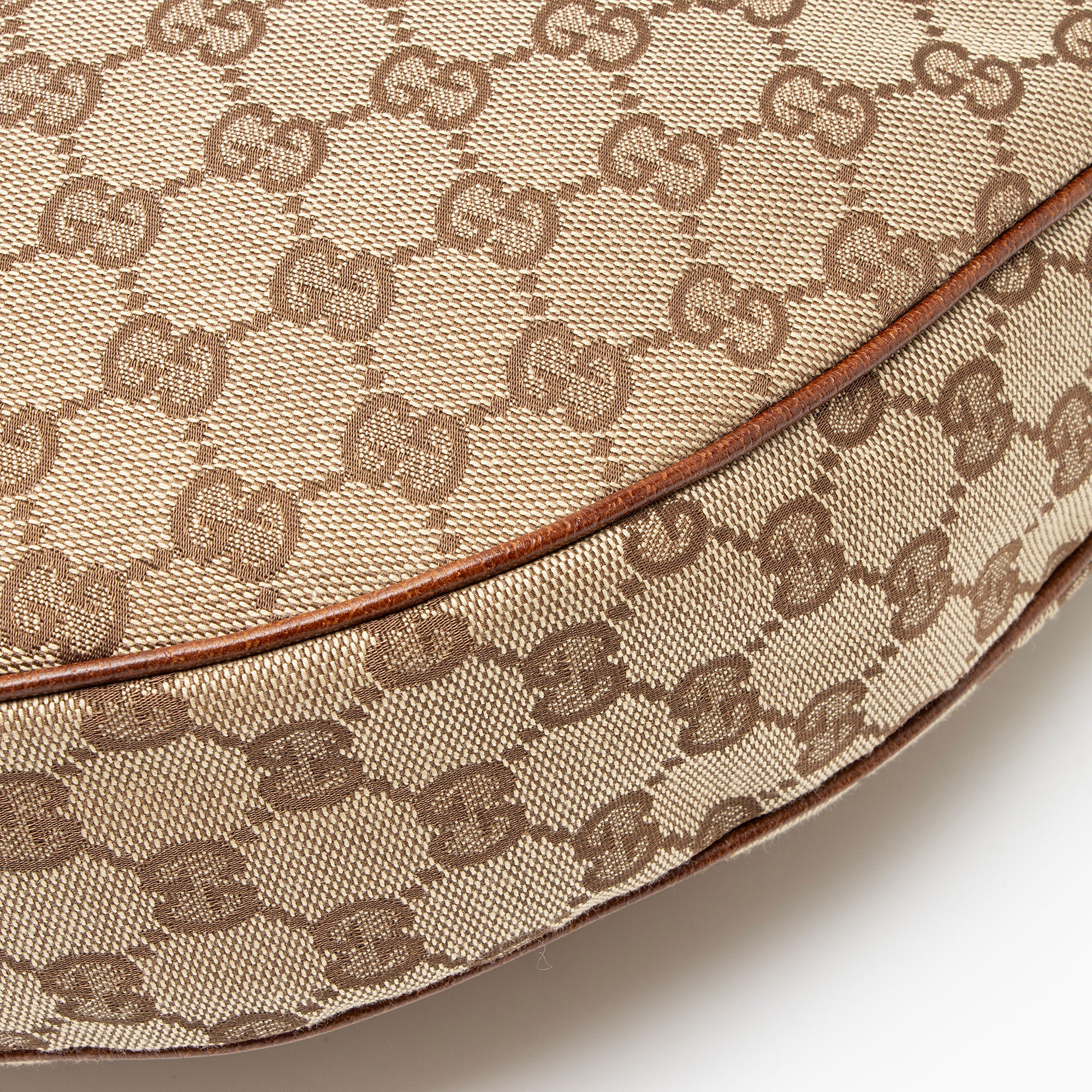 Gucci GG Canvas Bamboo Ring Large Hobo